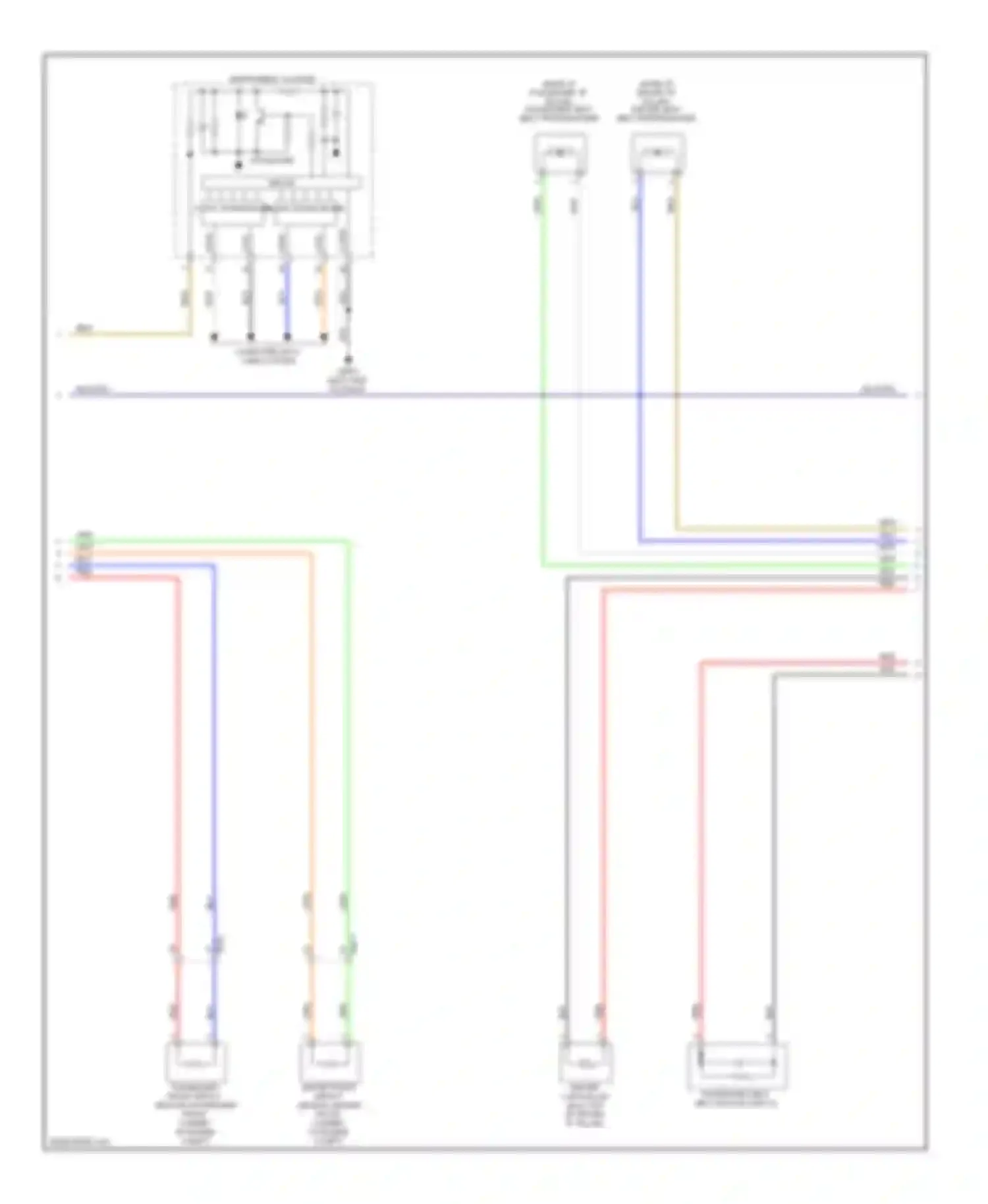 Sonata Hyundai VI (2009-2014): Supplemental restraints circuit, hybrid (2 of 3)