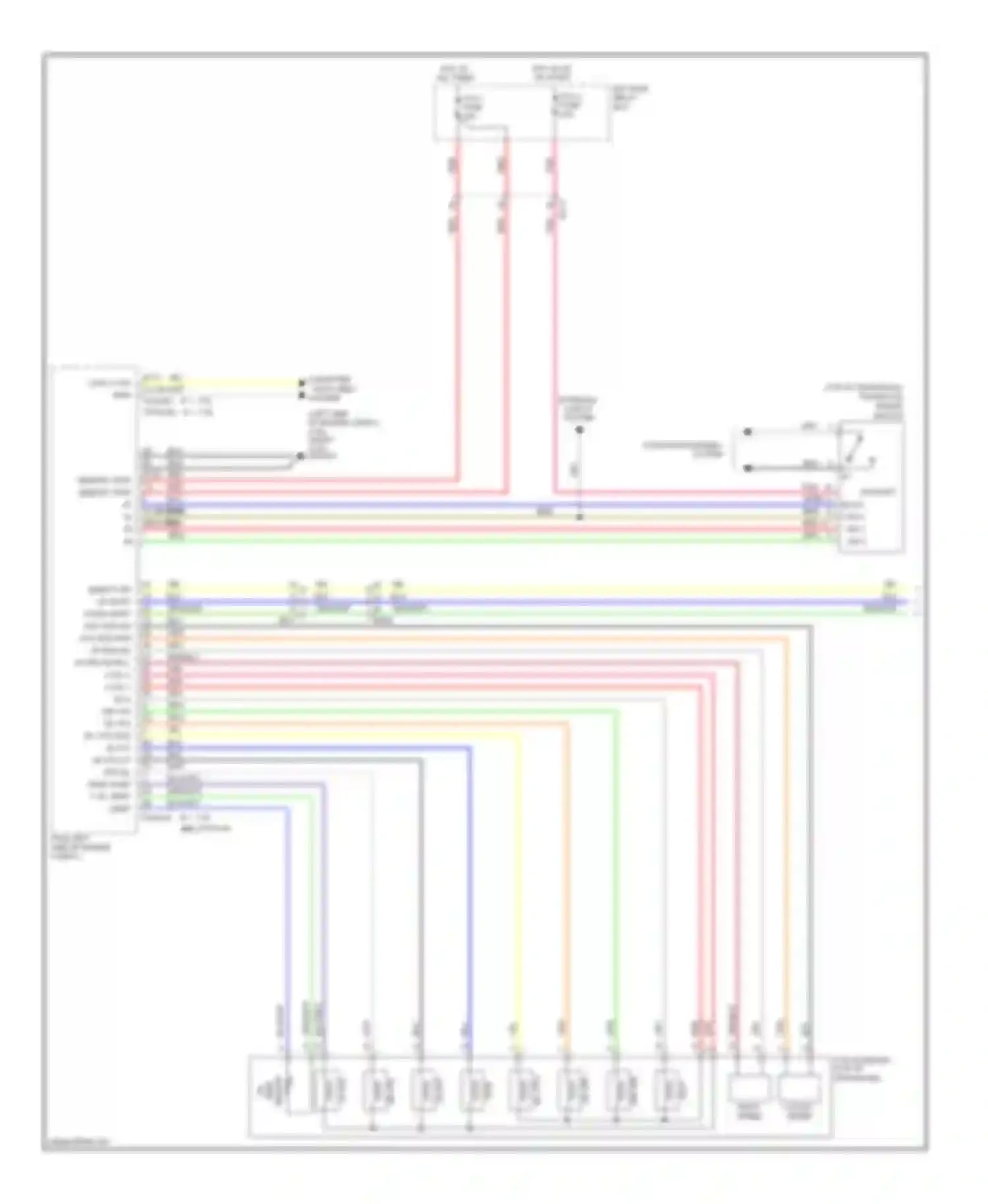 Sonata Hyundai VI (2009-2014): Transmission circuit, except hybrid (1 of 2)
