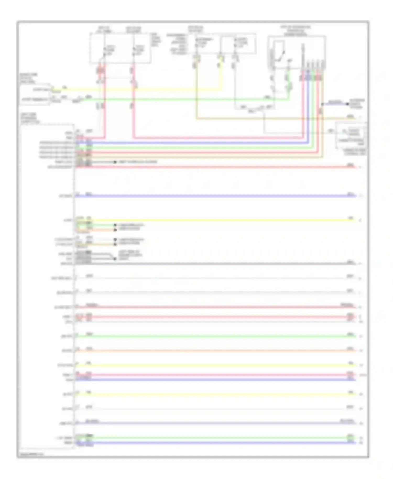 Sonata Hyundai VI (2009-2014): Transmission circuit, hybrid (1 of 2)
