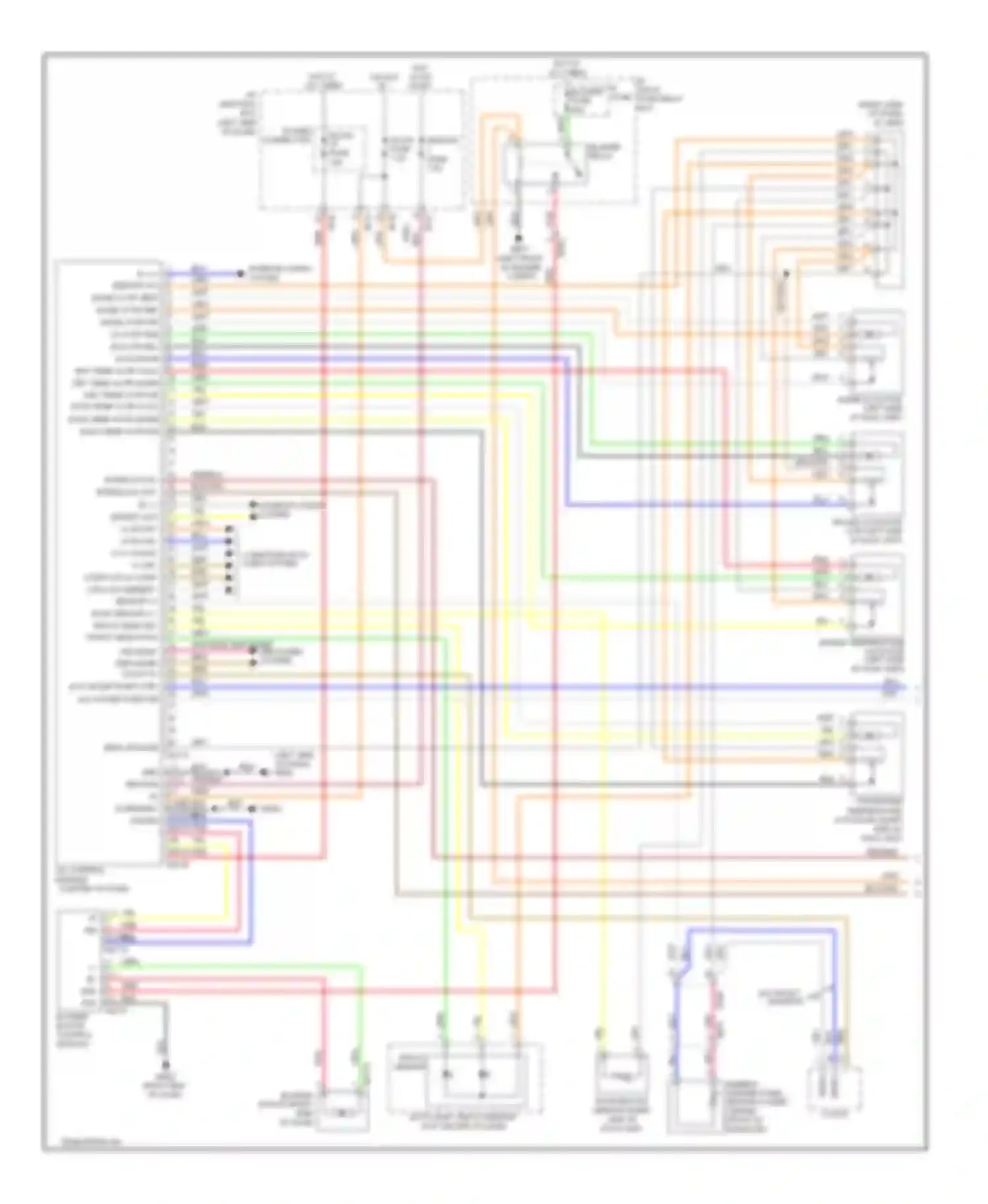 Wiring diagram 1 2 3 4 5 6 7 8 gnd on/start input on input gnd inh pwn in is memory power for Hyundai Sonata VI (2009-2014) (1 of 1)