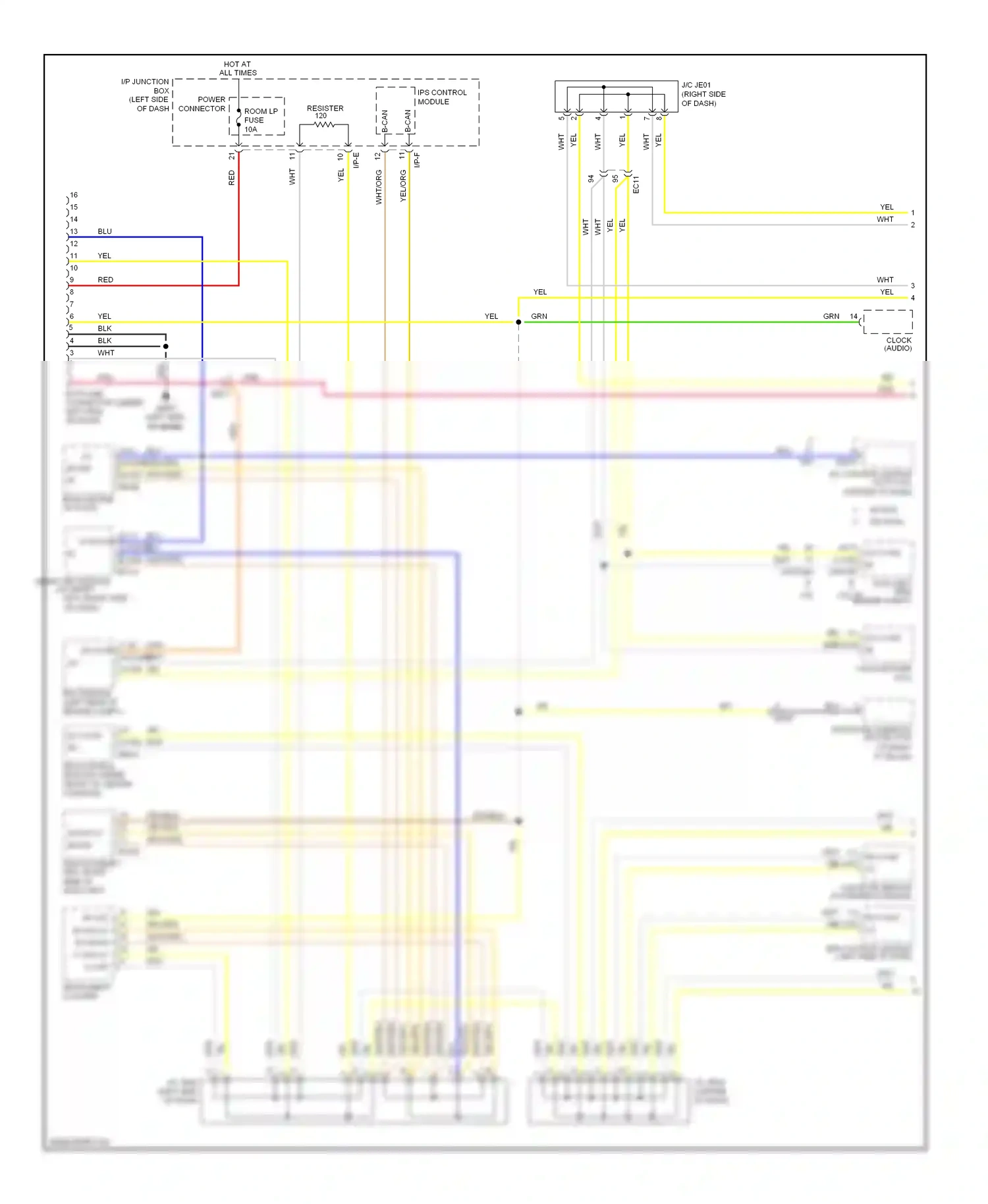 Wiring diagram 2.0l for Hyundai Sonata VI (2009-2014) (3 of 7)