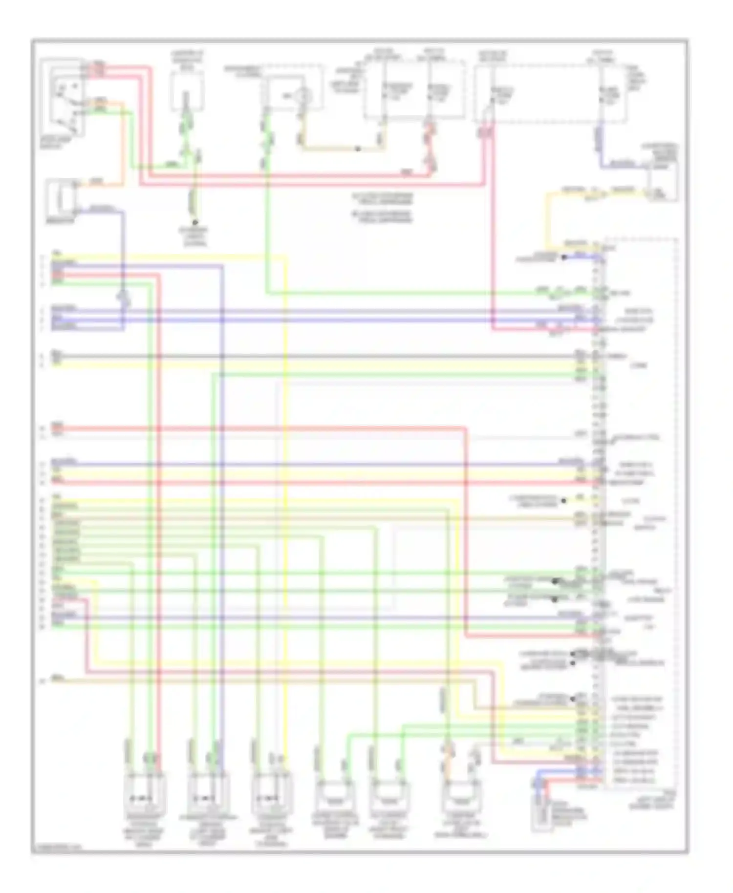 Wiring diagram 62 63 sensor interface clutch switch for Hyundai Sonata VI (2009-2014) (1 of 1)