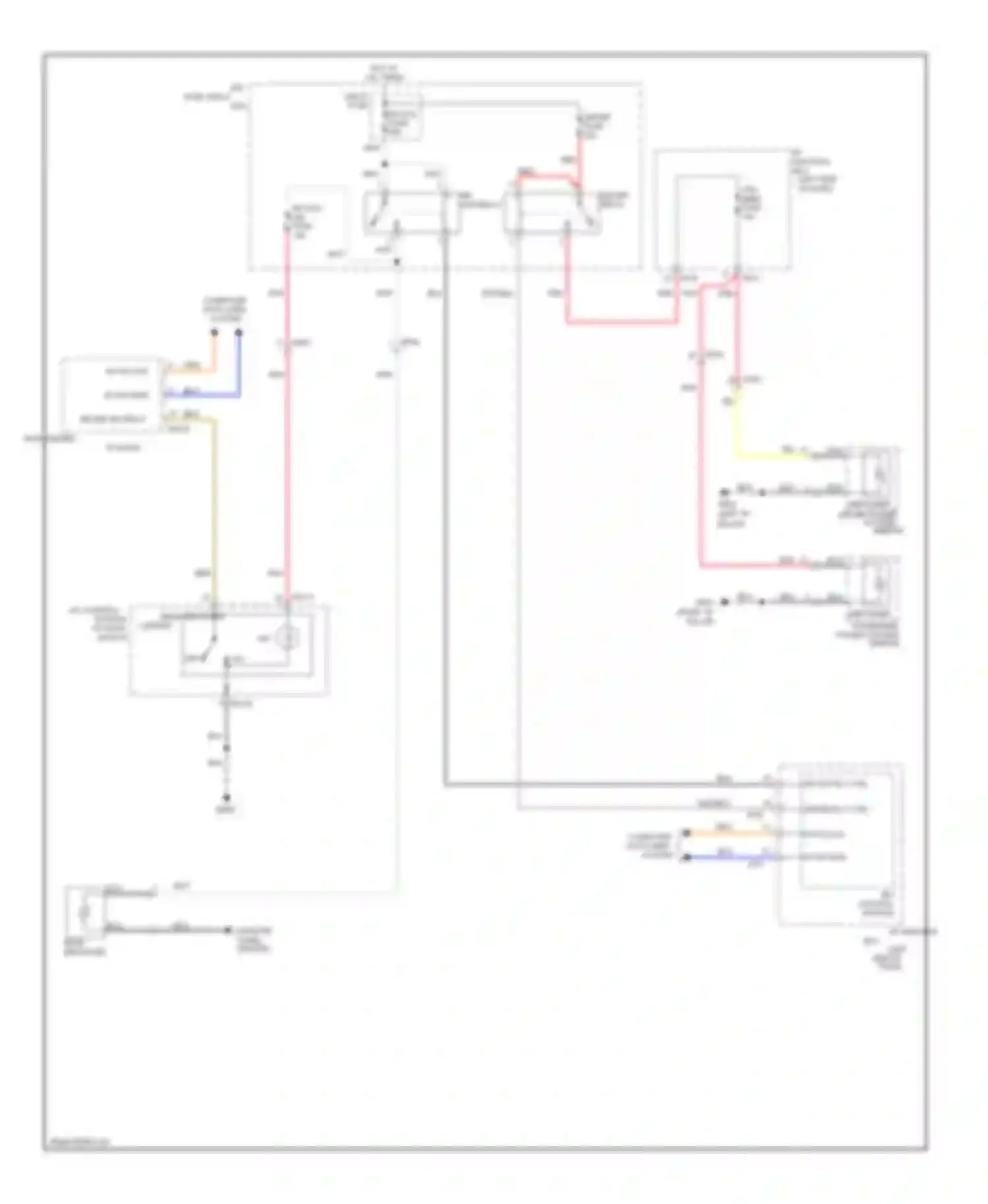 Wiring diagram a/c control module for Hyundai Sonata VI (2009-2014) (4 of 14)