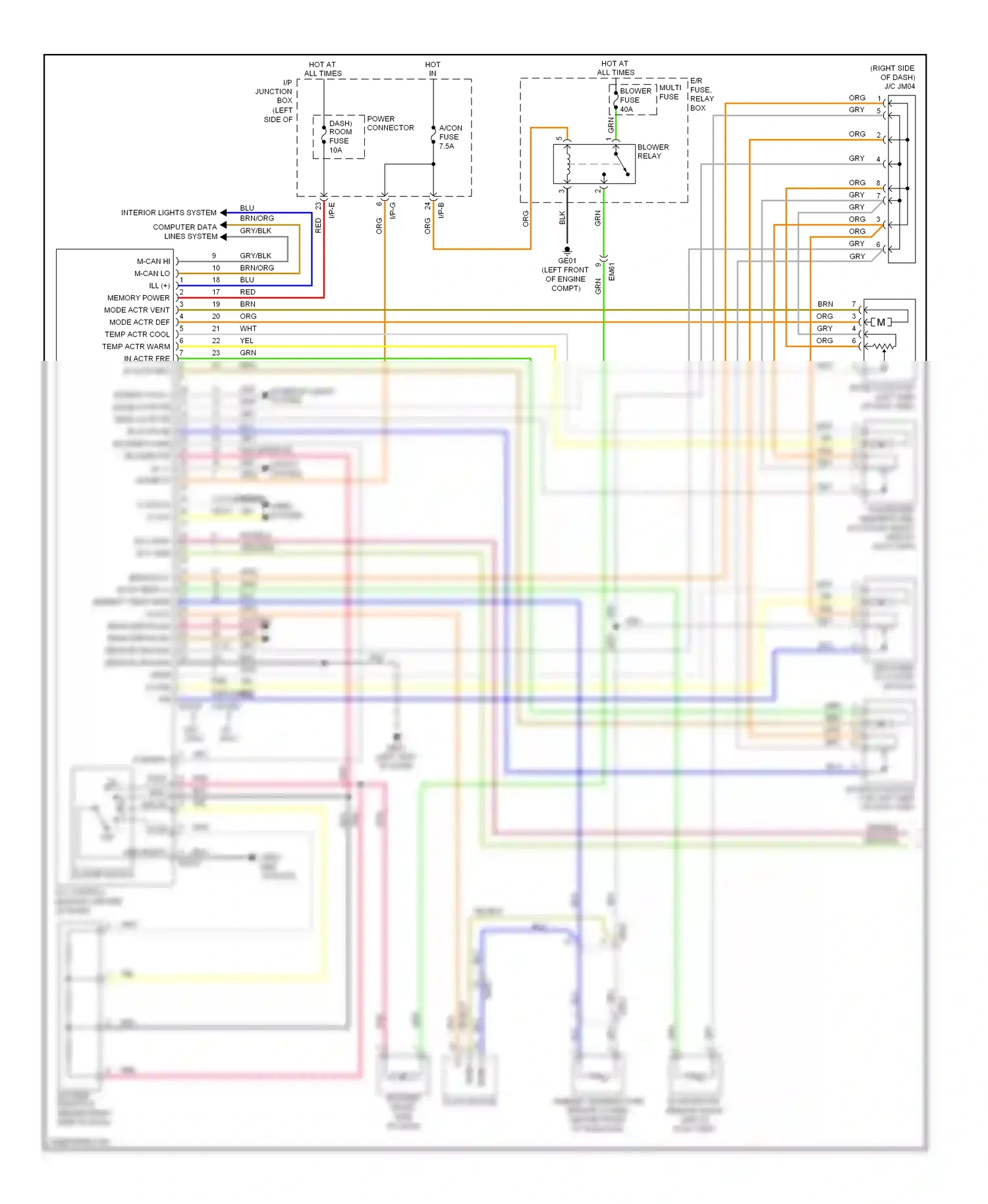 Wiring diagram blu for Hyundai Sonata VI (2009-2014) (3 of 146)