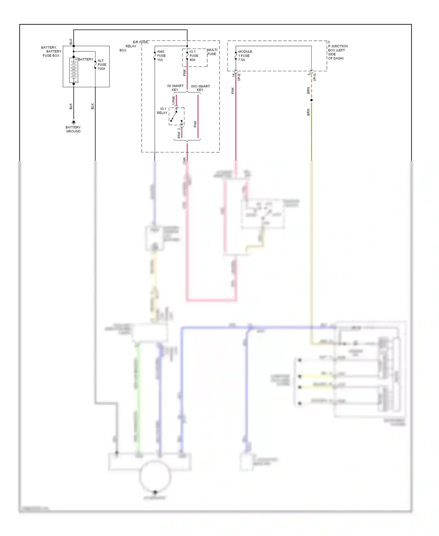 Wiring diagram blu/org for Hyundai Sonata VI (2009-2014) (61 of 80)