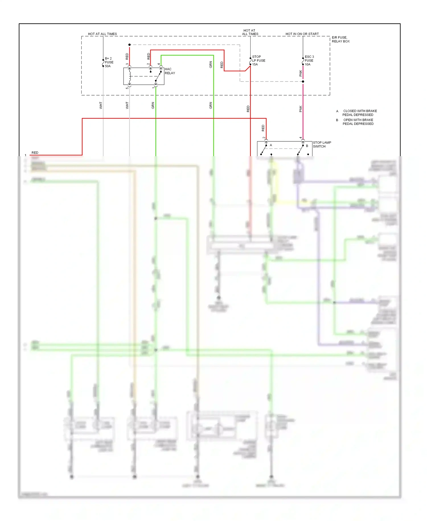 Wiring diagram blu/org for Hyundai Sonata VI (2009-2014) (41 of 80)