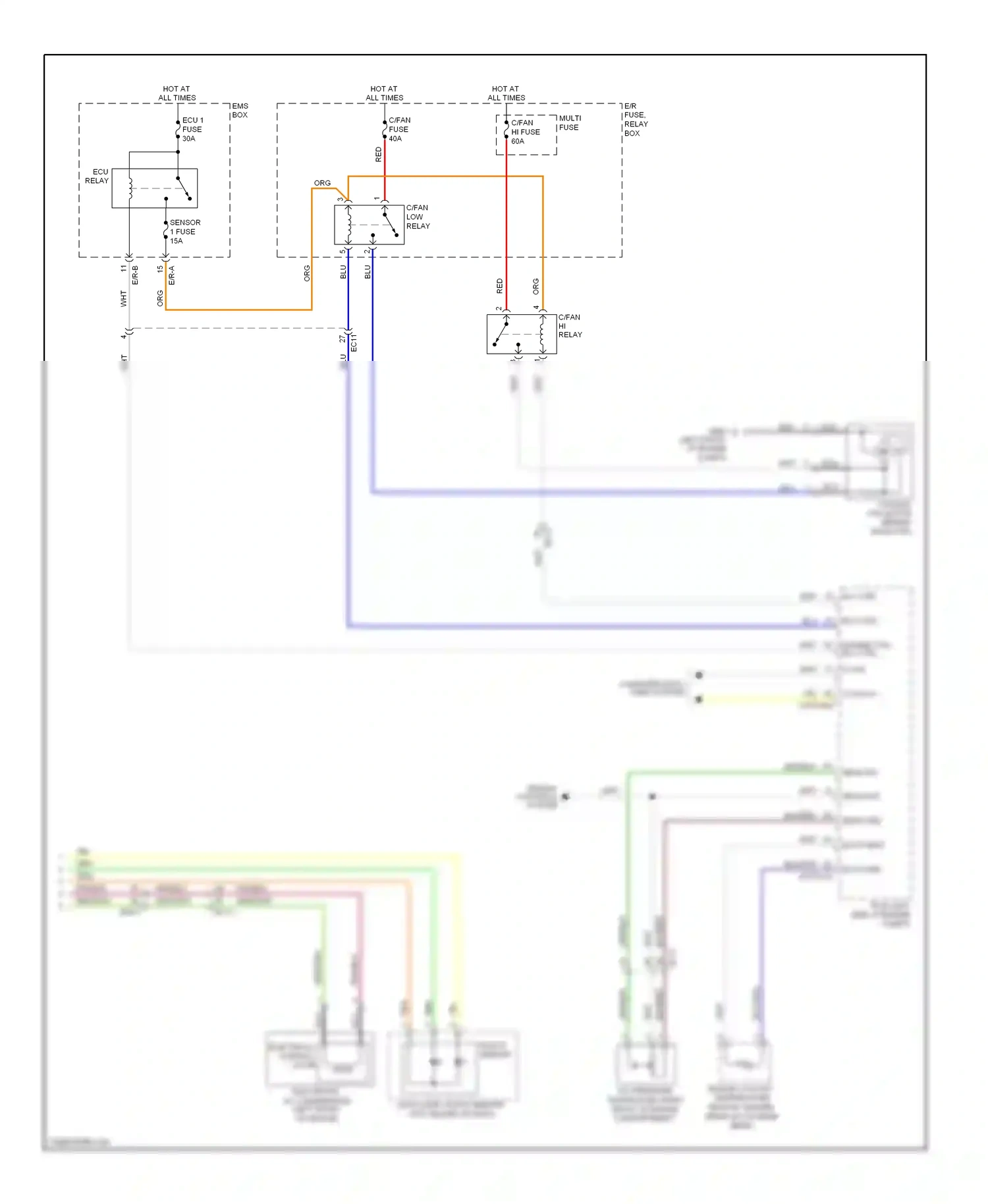 Wiring diagram compt) for Hyundai Sonata VI (2009-2014) (1 of 8)