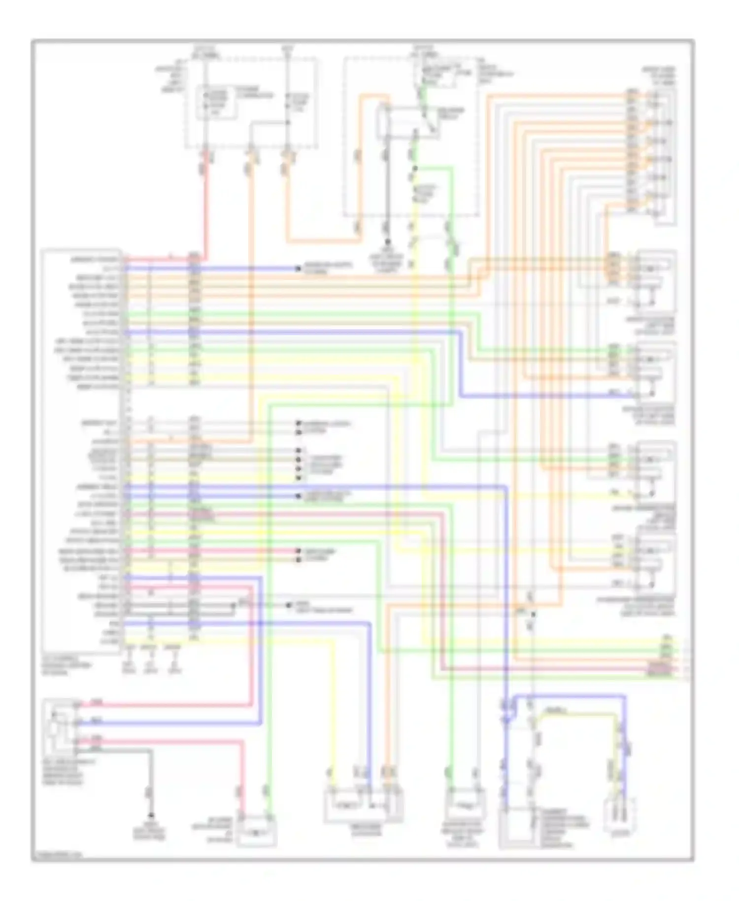 Wiring diagram driver temperature sensor for Hyundai Sonata VI (2009-2014) (1 of 2)