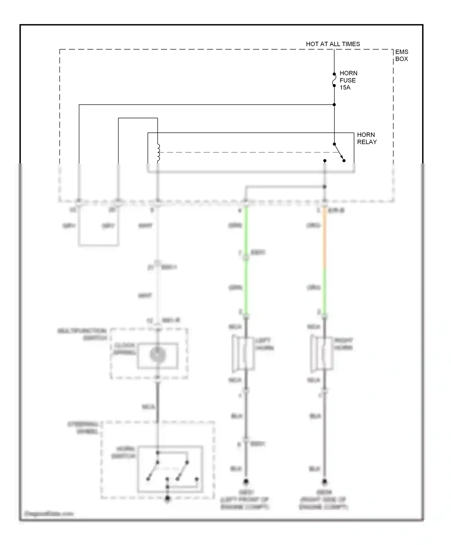 Wiring diagram e/r-b for Hyundai Sonata VI (2009-2014) (11 of 15)