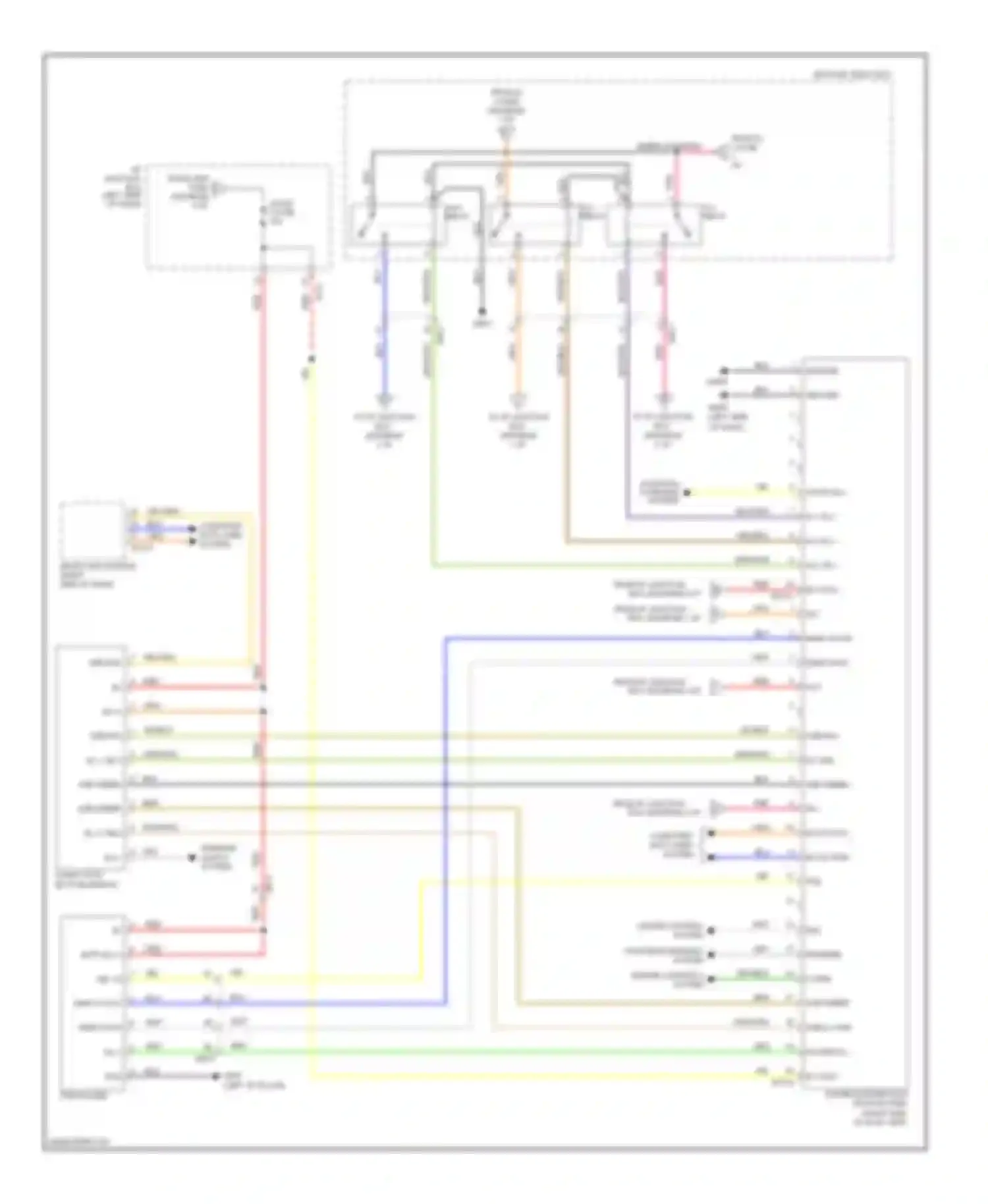 Wiring diagram e/r fuse, relay box for Hyundai Sonata VI (2009-2014) (30 of 38)