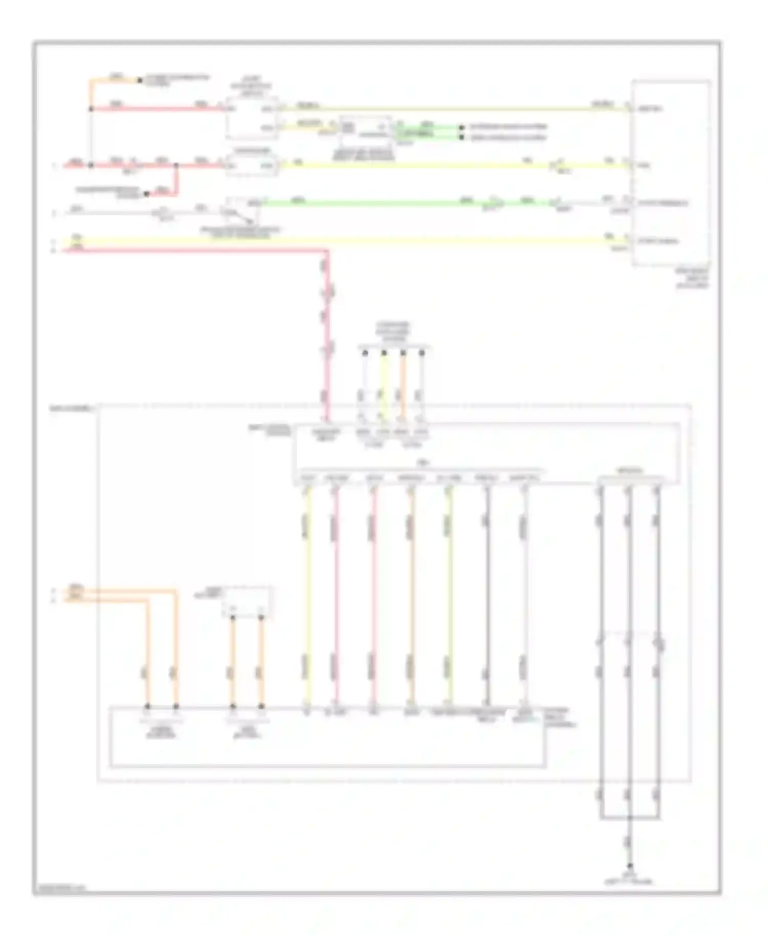 Wiring diagram exterior lights system shift interlock system for Hyundai Sonata VI (2009-2014) (3 of 3)