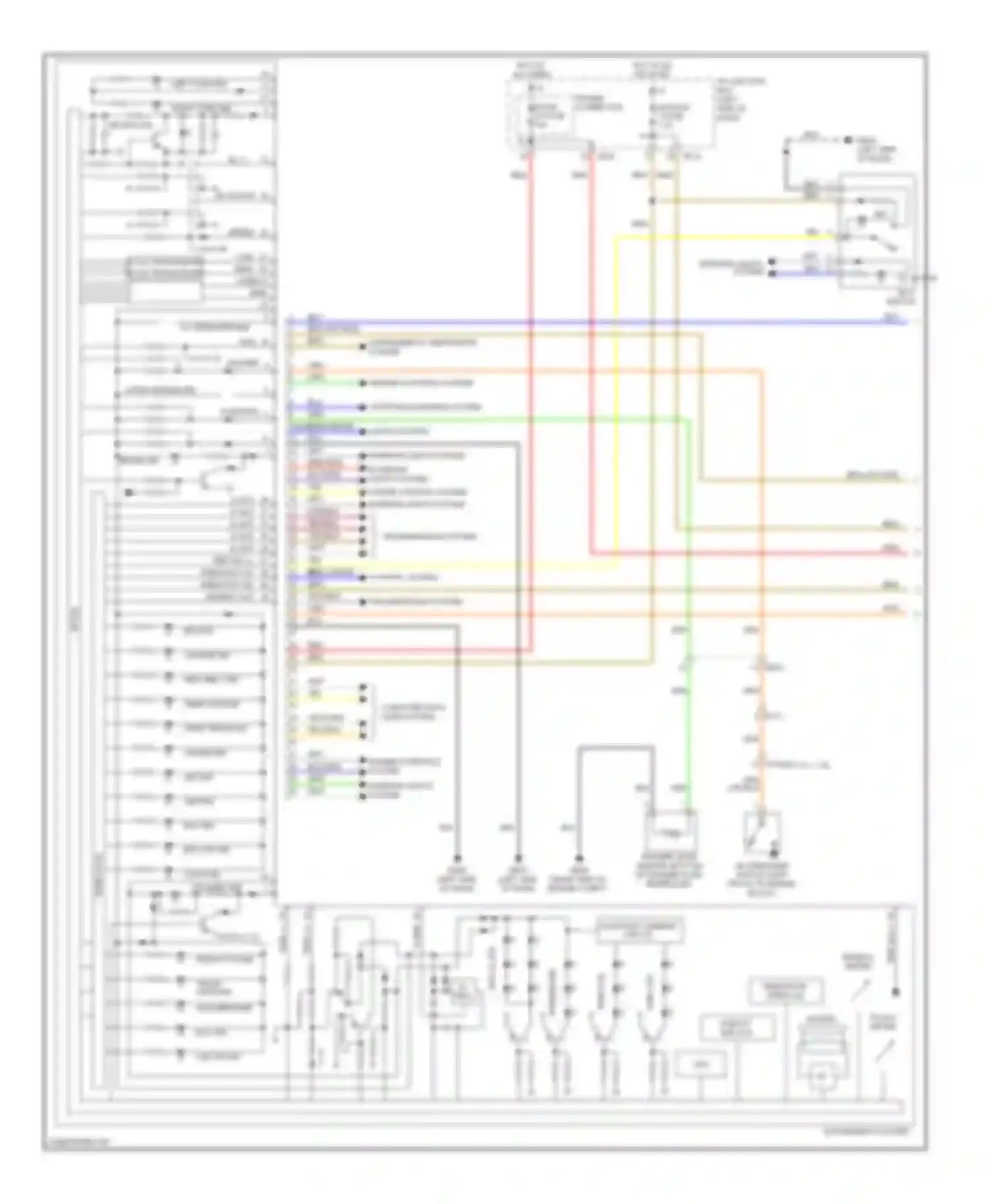 Wiring diagram front fog ind for Hyundai Sonata VI (2009-2014) (1 of 1)