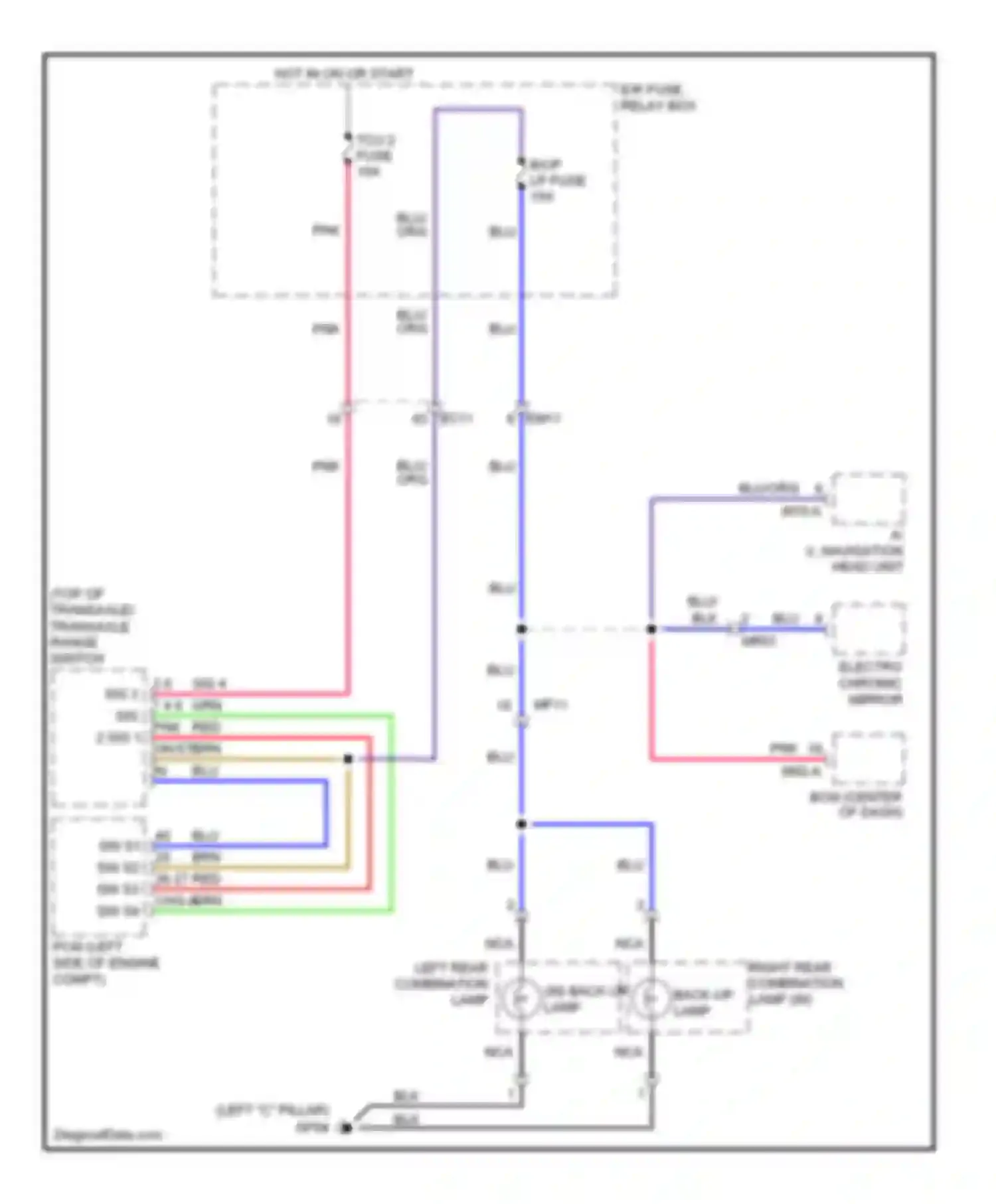 Wiring diagram hot in on or start for Hyundai Sonata VI (2009-2014) (22 of 56)