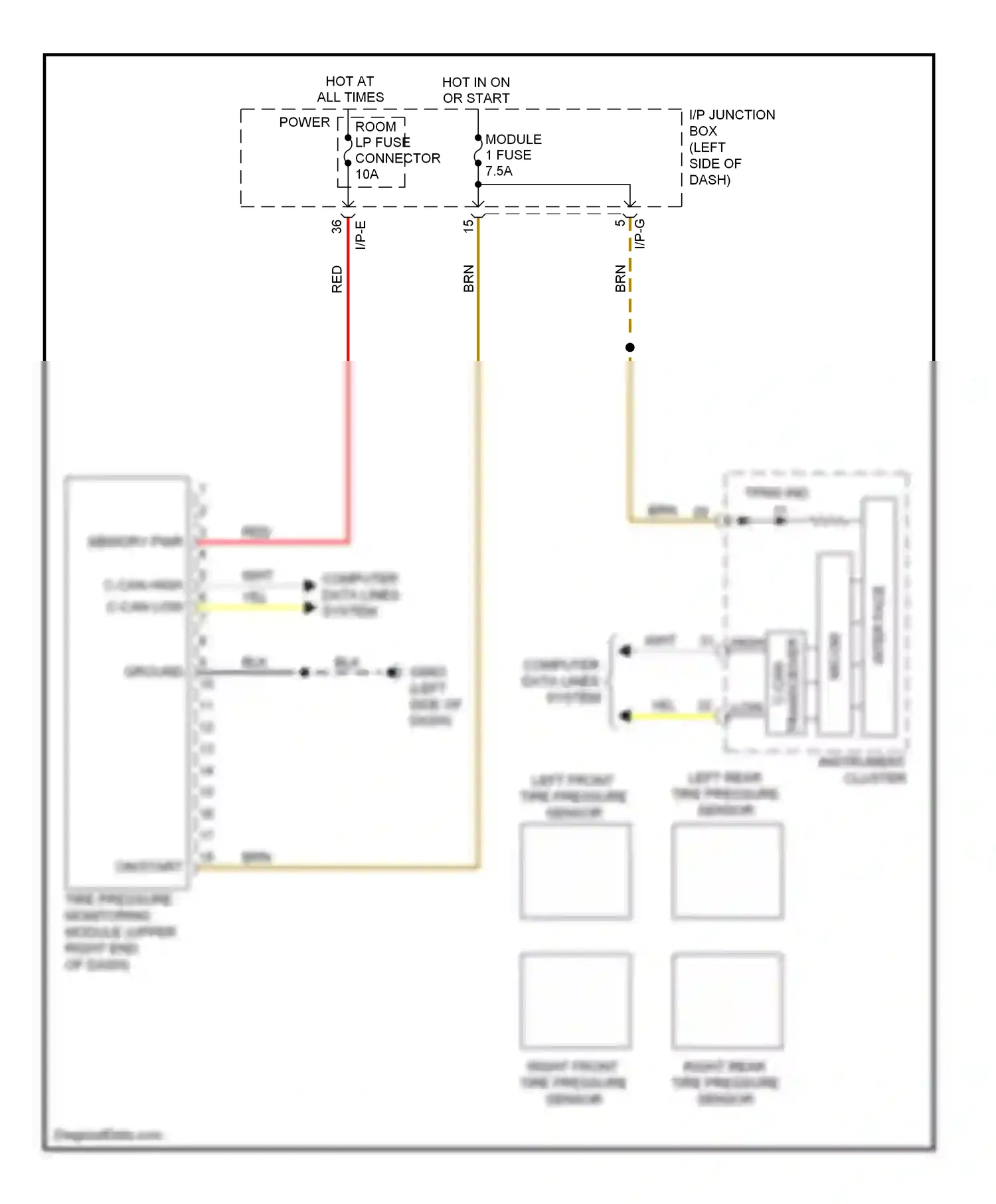 Wiring diagram inter- face for Hyundai Sonata VI (2009-2014) (14 of 16)