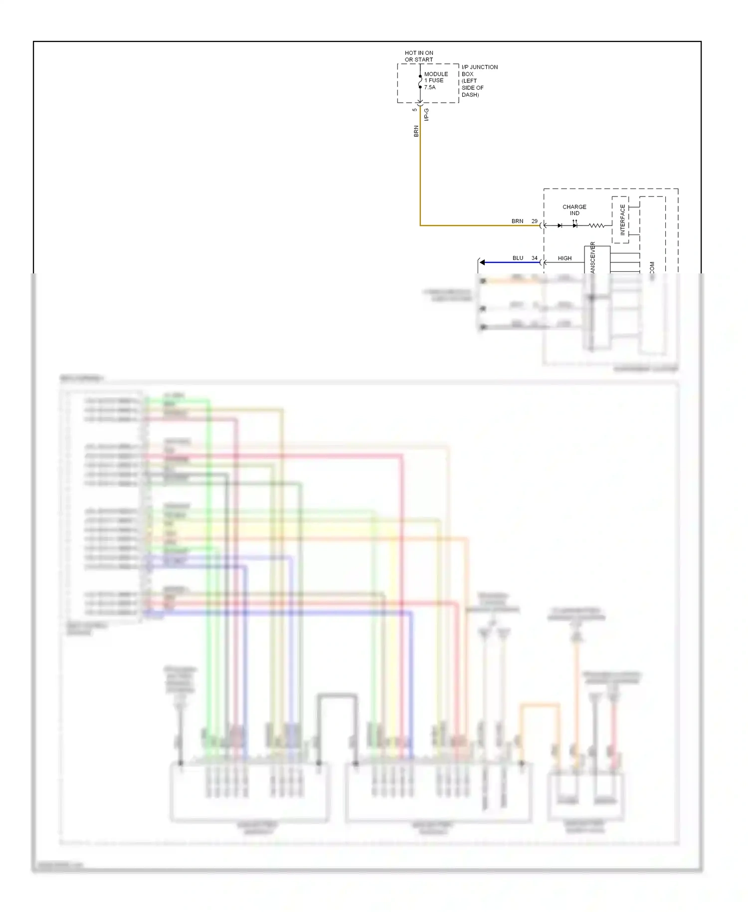 Hyundai Sonata VI (2009-2014) interface wiring diagram  (4 of 4)