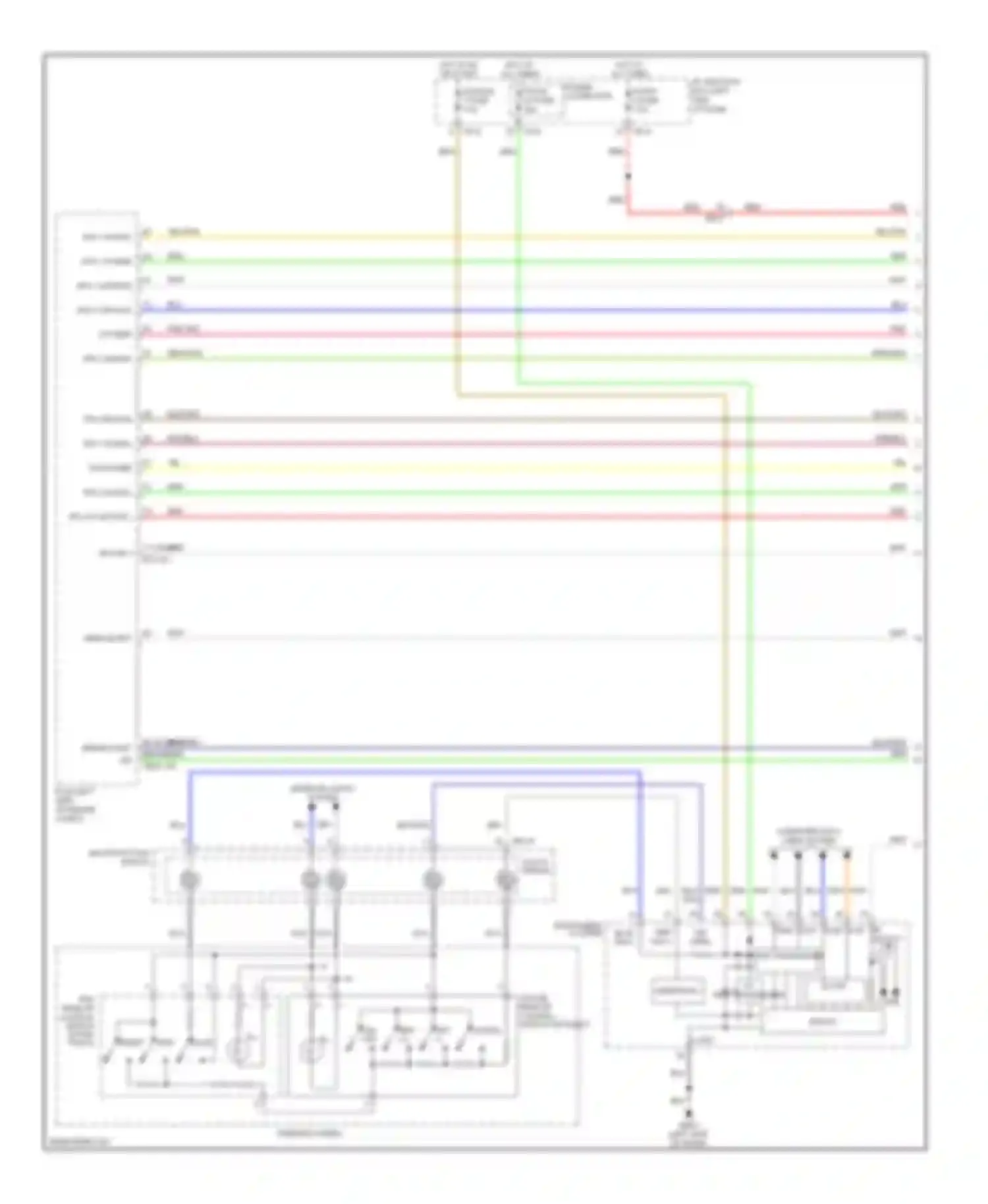 Wiring diagram module 1 fuse for Hyundai Sonata VI (2009-2014) (3 of 35)