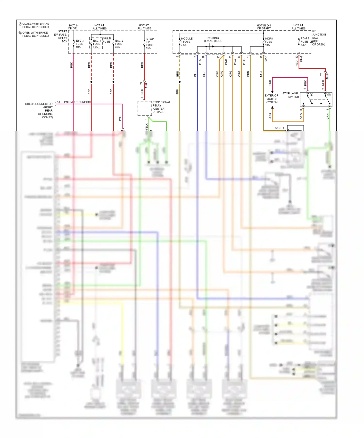 Wiring diagram red for Hyundai Sonata VI (2009-2014) (11 of 145)
