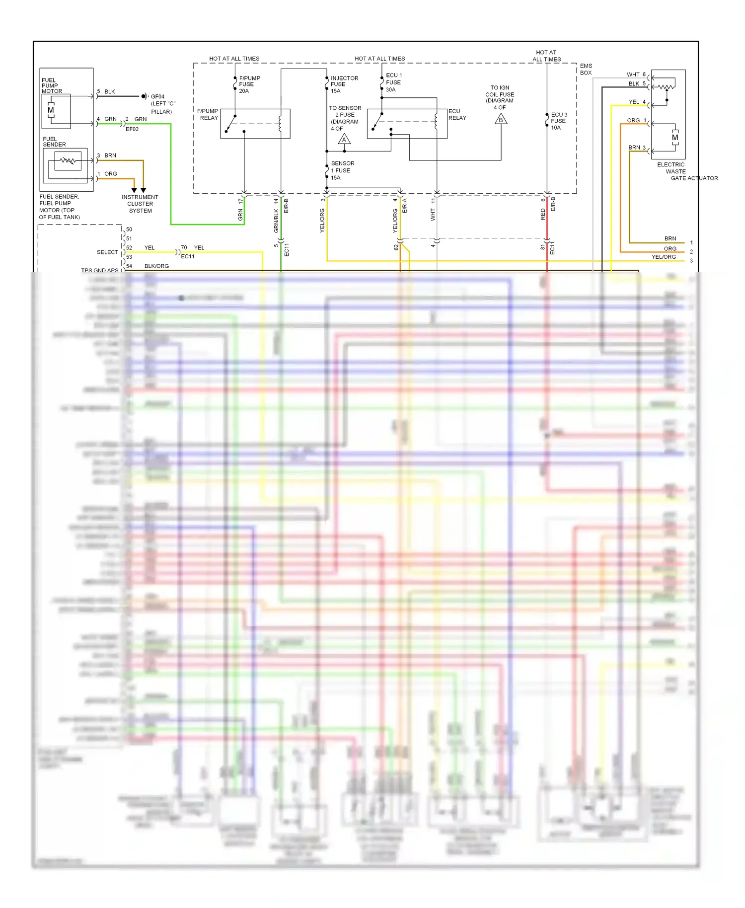 Wiring diagram red for Hyundai Sonata VI (2009-2014) (52 of 145)
