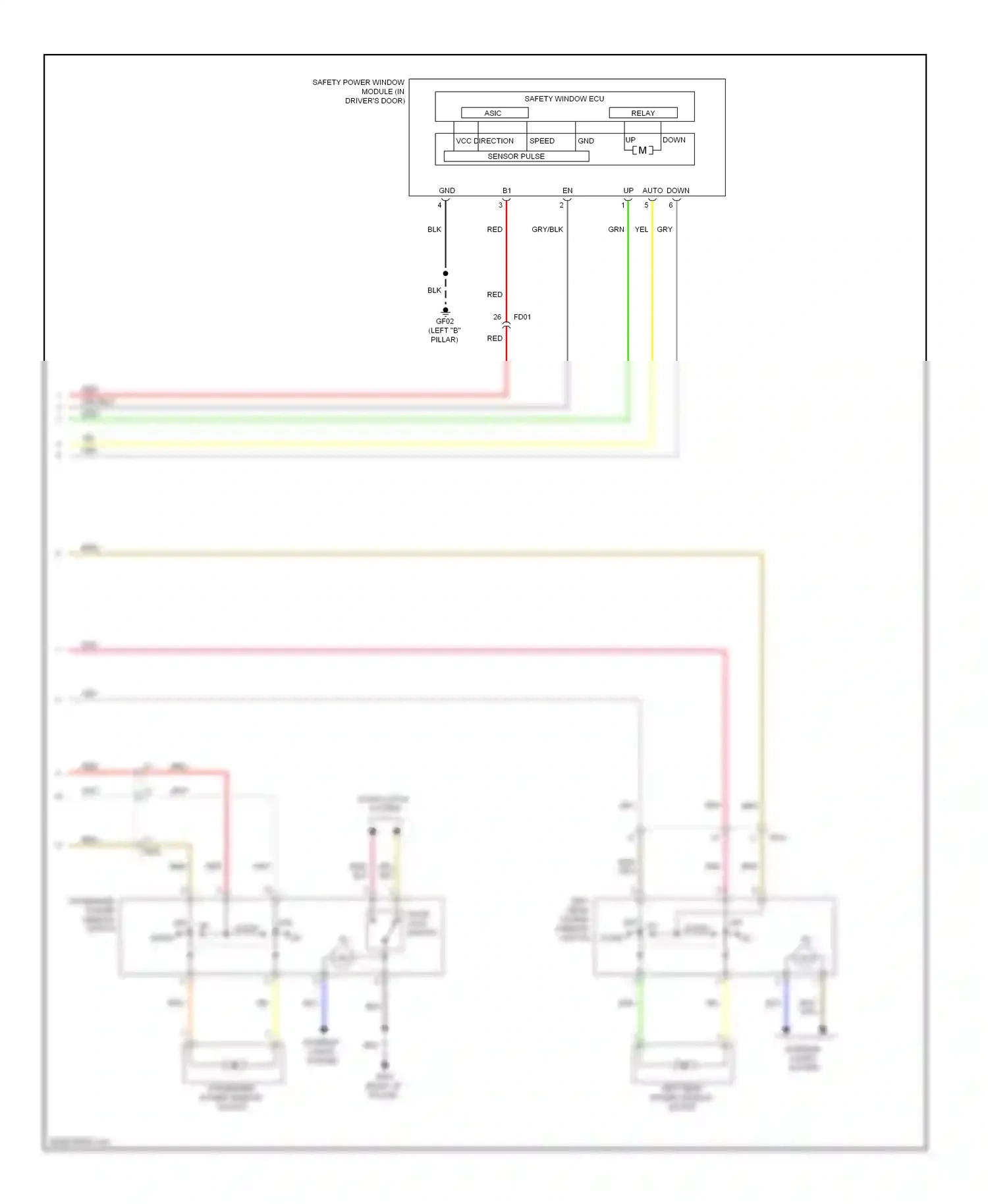 Wiring diagram red for Hyundai Sonata VI (2009-2014) (110 of 145)