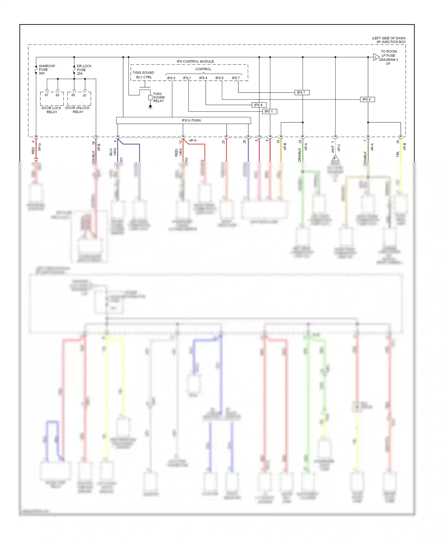 Wiring diagram red for Hyundai Sonata VI (2009-2014) (87 of 145)