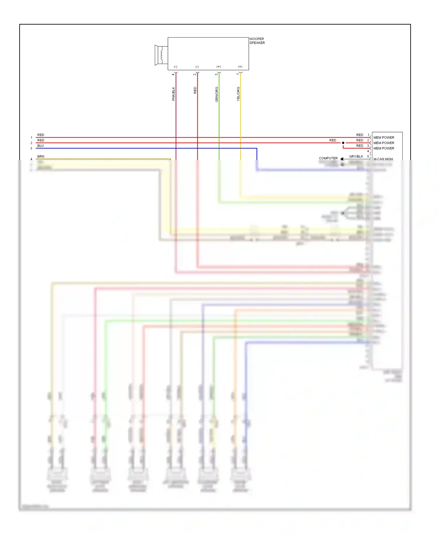 Wiring diagram red for Hyundai Sonata VI (2009-2014) (120 of 145)