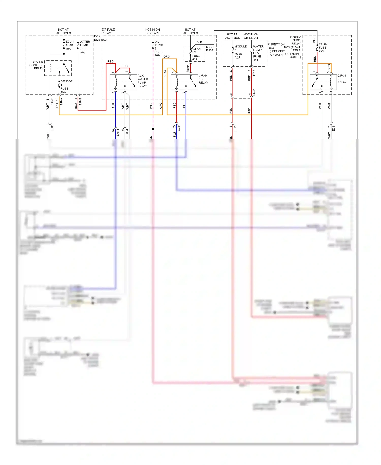 Wiring diagram red for Hyundai Sonata VI (2009-2014) (27 of 145)