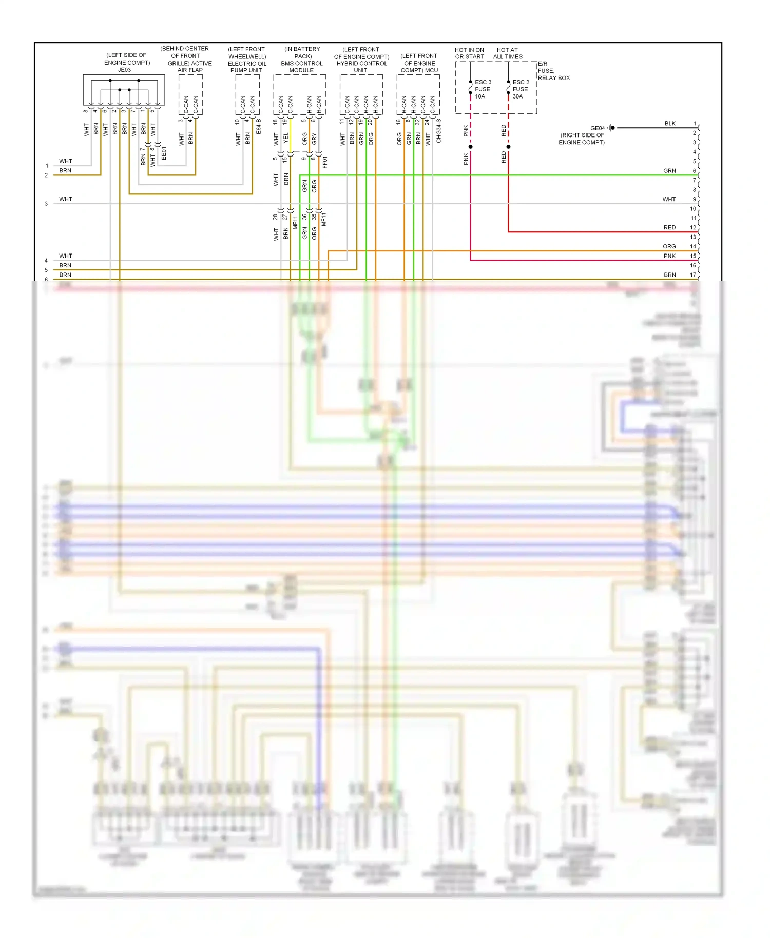 Wiring diagram red for Hyundai Sonata VI (2009-2014) (17 of 145)