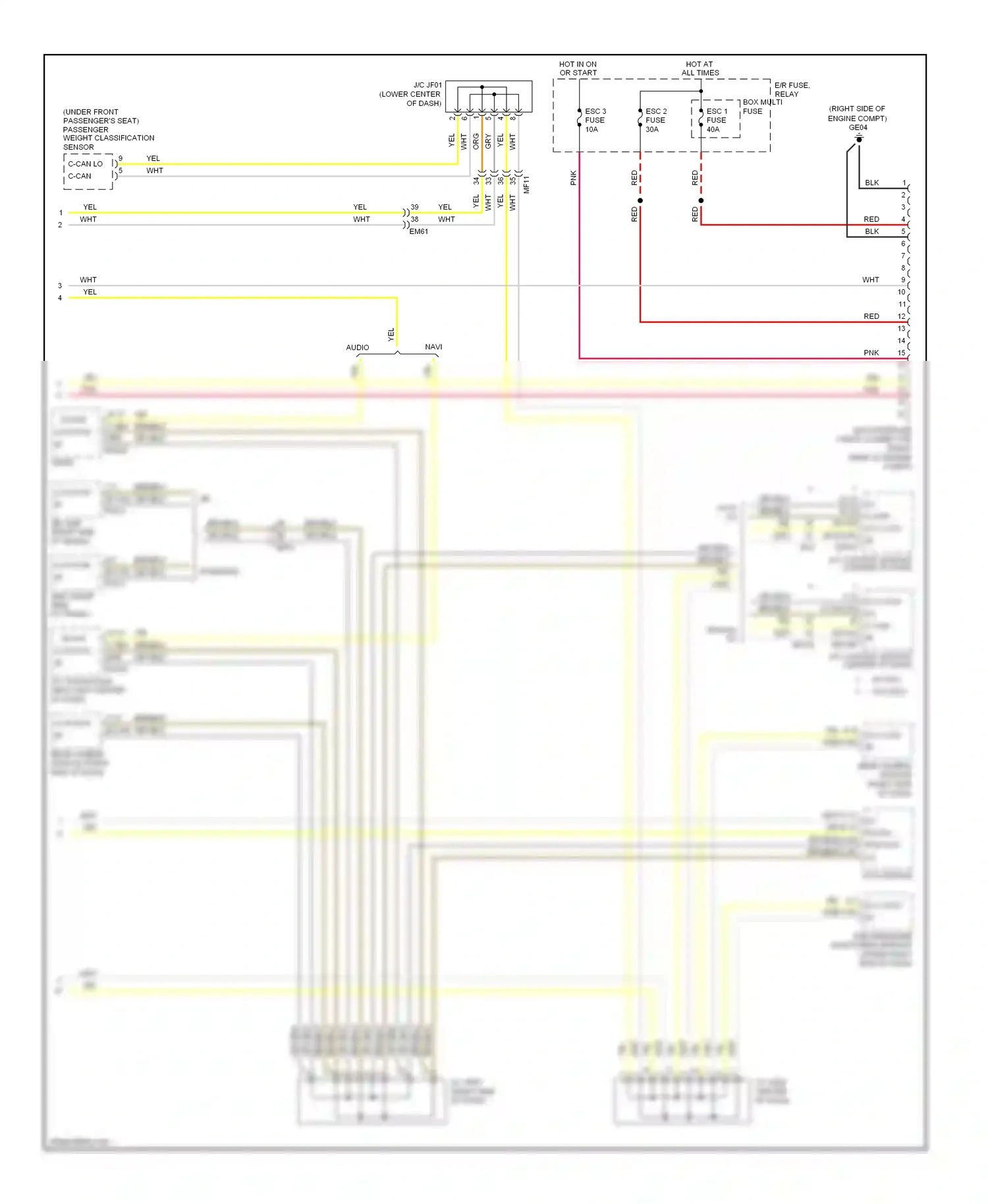 Wiring diagram red for Hyundai Sonata VI (2009-2014) (16 of 145)
