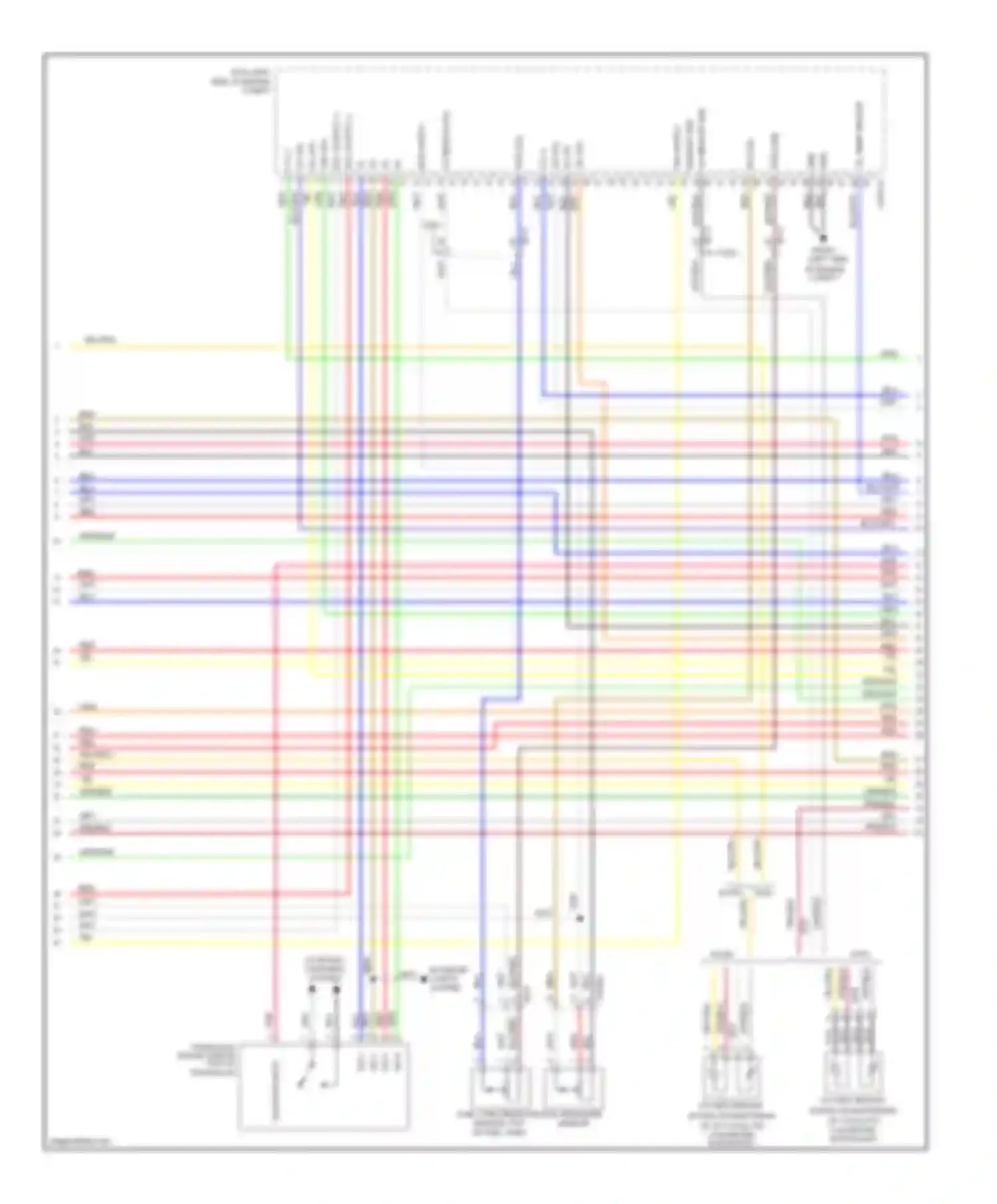 Wiring diagram rps sig for Hyundai Sonata VI (2009-2014) (1 of 1)