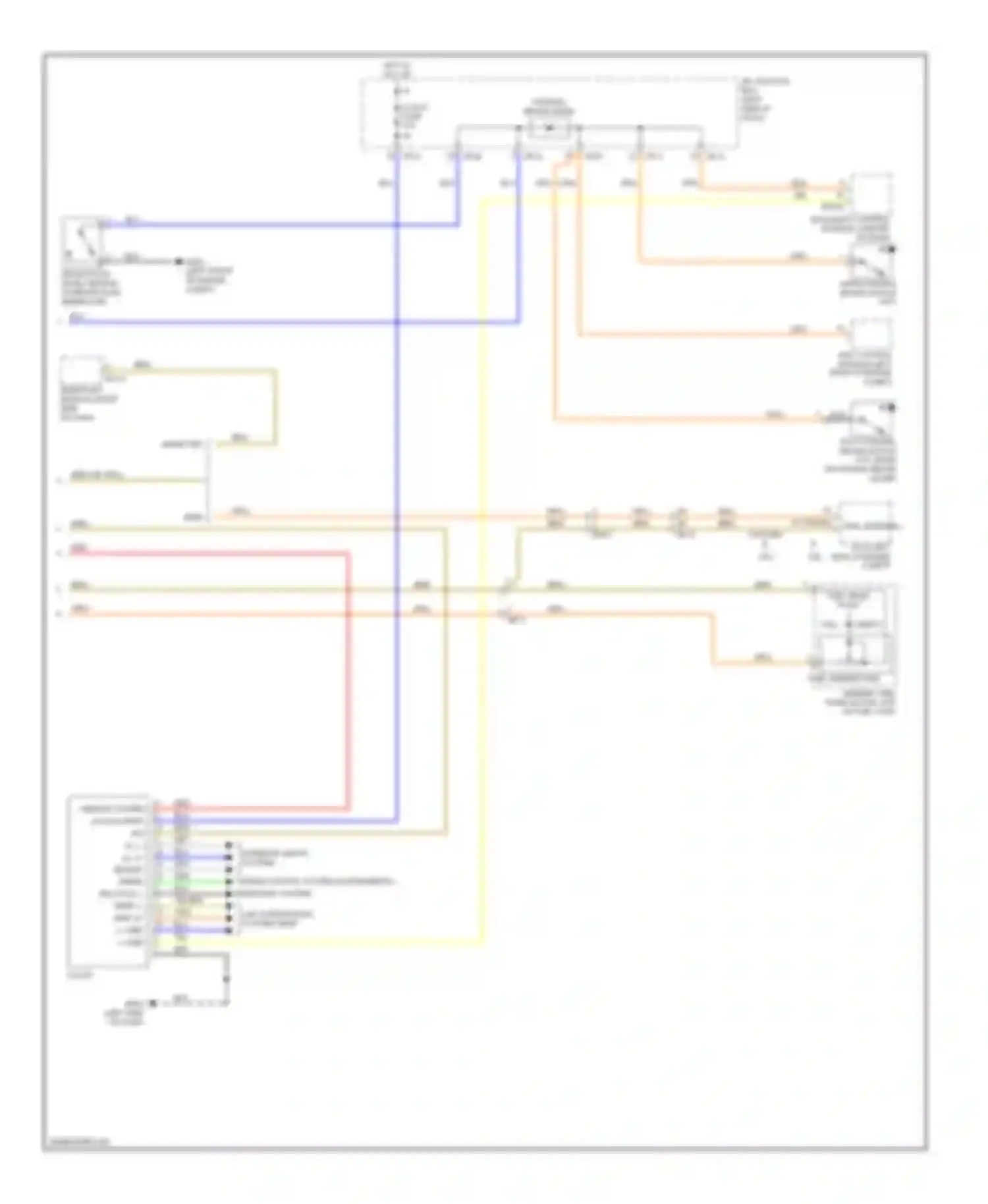 Wiring diagram smart key) for Hyundai Sonata VI (2009-2014) (2 of 2)