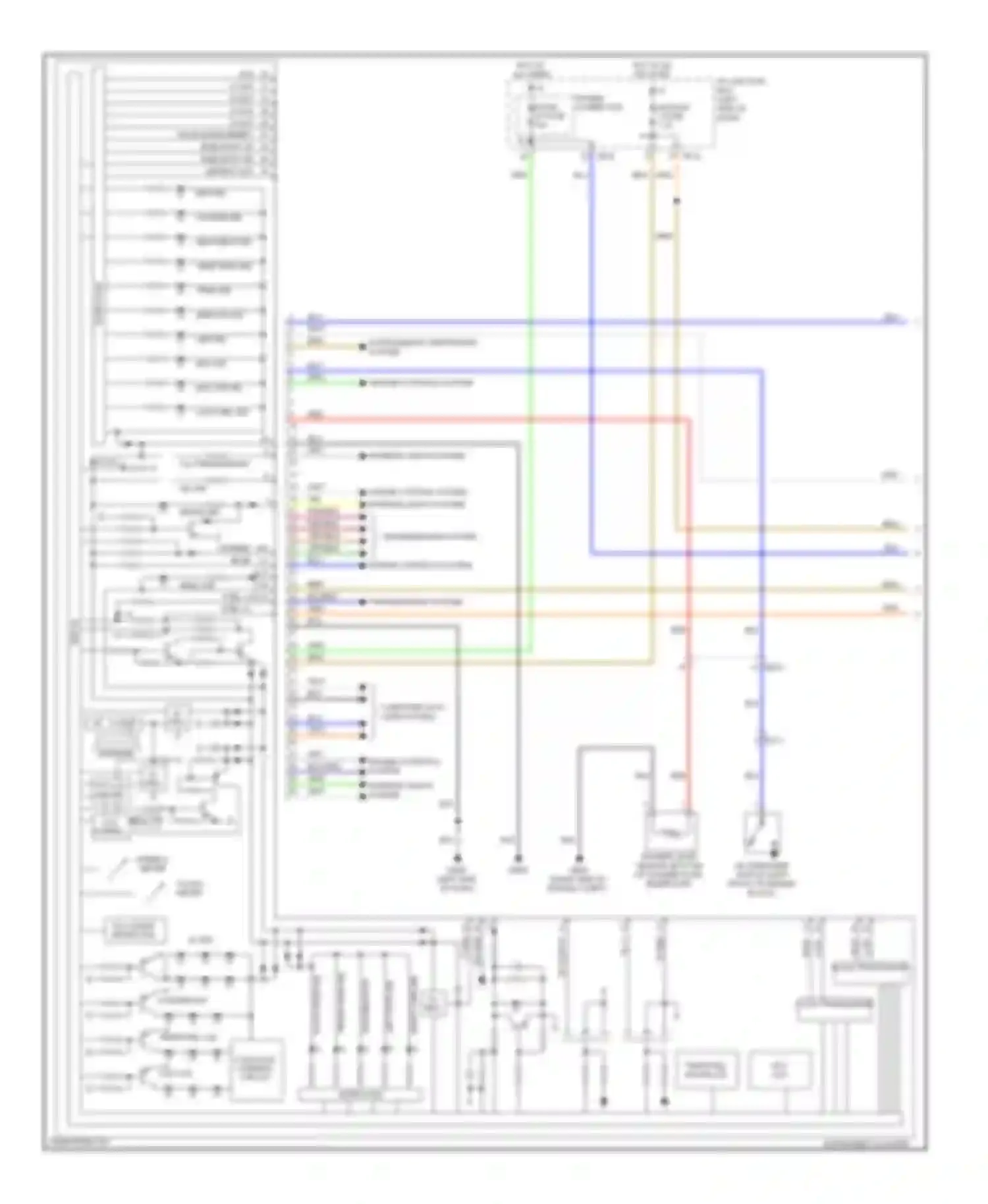 Wiring diagram tft lcd driver for Hyundai Sonata VI (2009-2014) (1 of 1)