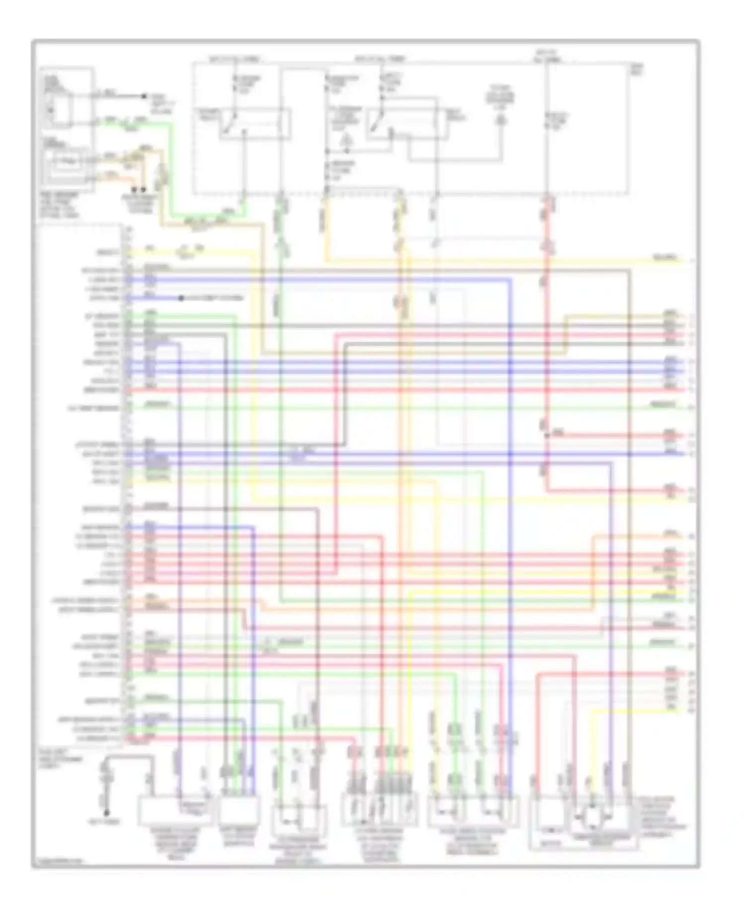 Wiring diagram throttle position sensor for Hyundai Sonata VI (2009-2014) (5 of 5)