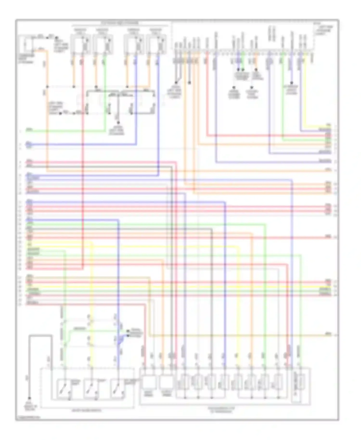 Wiring diagram up select shift switch for Hyundai Sonata VI (2009-2014) (1 of 1)
