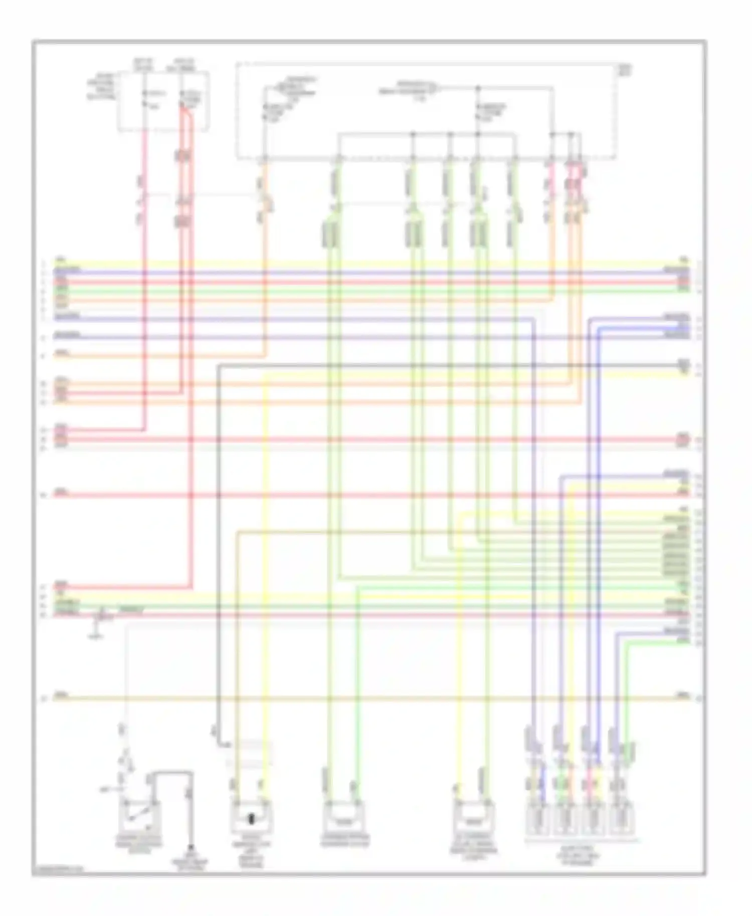 Wiring diagram variable intake solenoid valve for Hyundai Sonata VI (2009-2014) (1 of 1)