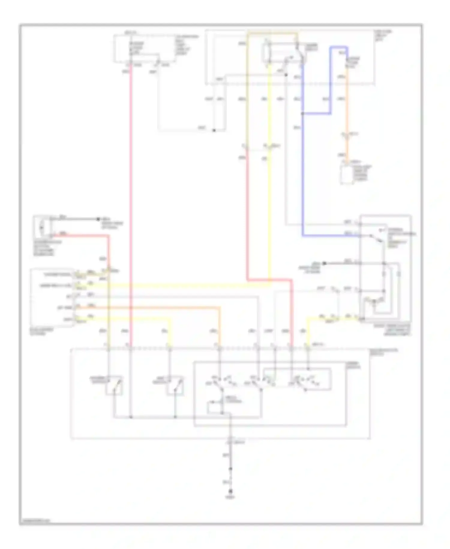 Wiring diagram wiper relay ctrl for Hyundai Sonata VI (2009-2014) (1 of 1)
