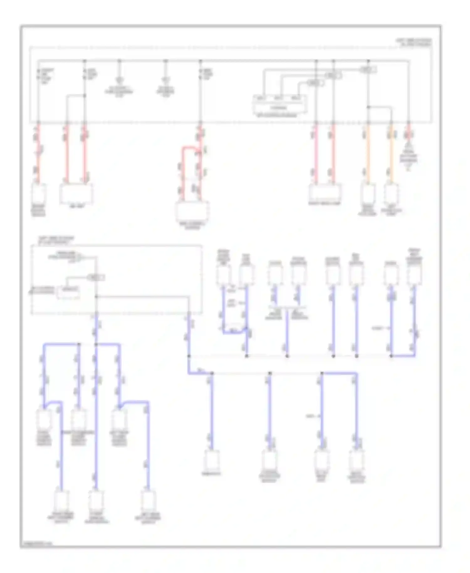 Wiring diagram w/o w/ front front monitor monitor for Hyundai Sonata VI (2009-2014) (1 of 1)