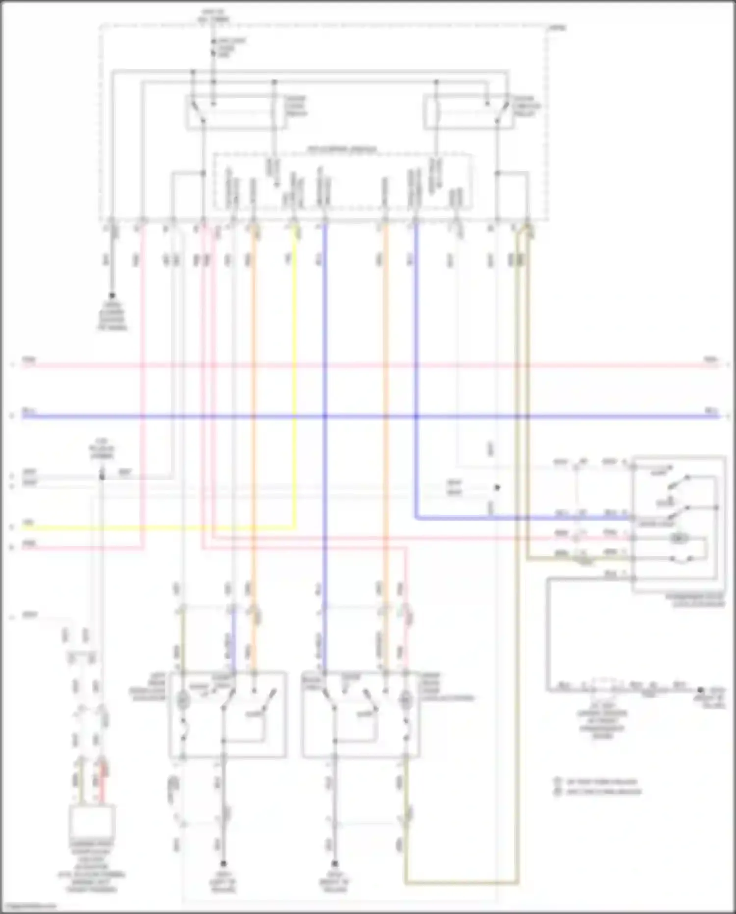Sonata Hyundai VII facelift (2017-2019): Forced entry circuit, hybrid w/ ims (2 of 3)