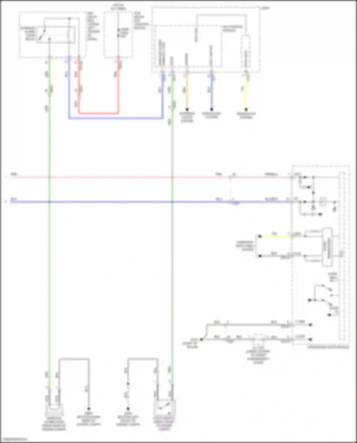 Sonata Hyundai VII facelift (2017-2019): Forced entry circuit, hybrid w/ ims (3 of 3)
