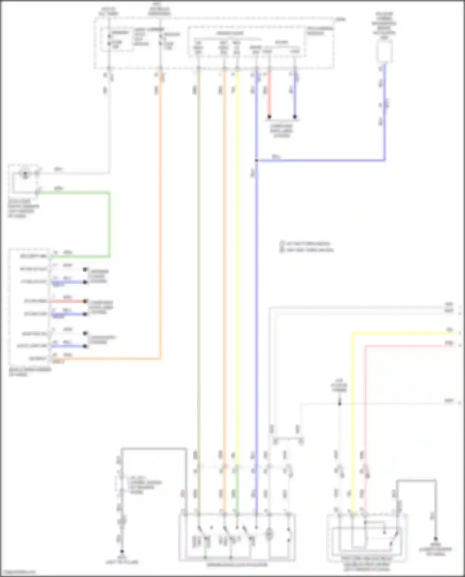 Sonata Hyundai VII facelift (2017-2019): Forced entry circuit, hybrid w/o ims (1 of 3)