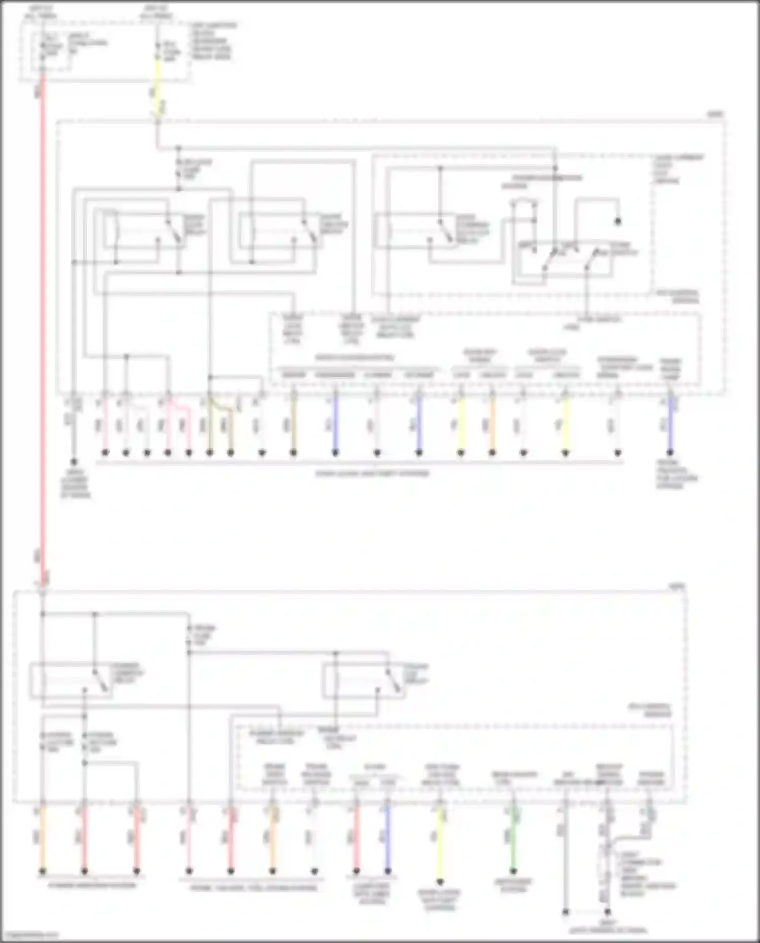 Sonata Hyundai VII facelift (2017-2019): Ips control module circuit, hybrid (1 of 2)