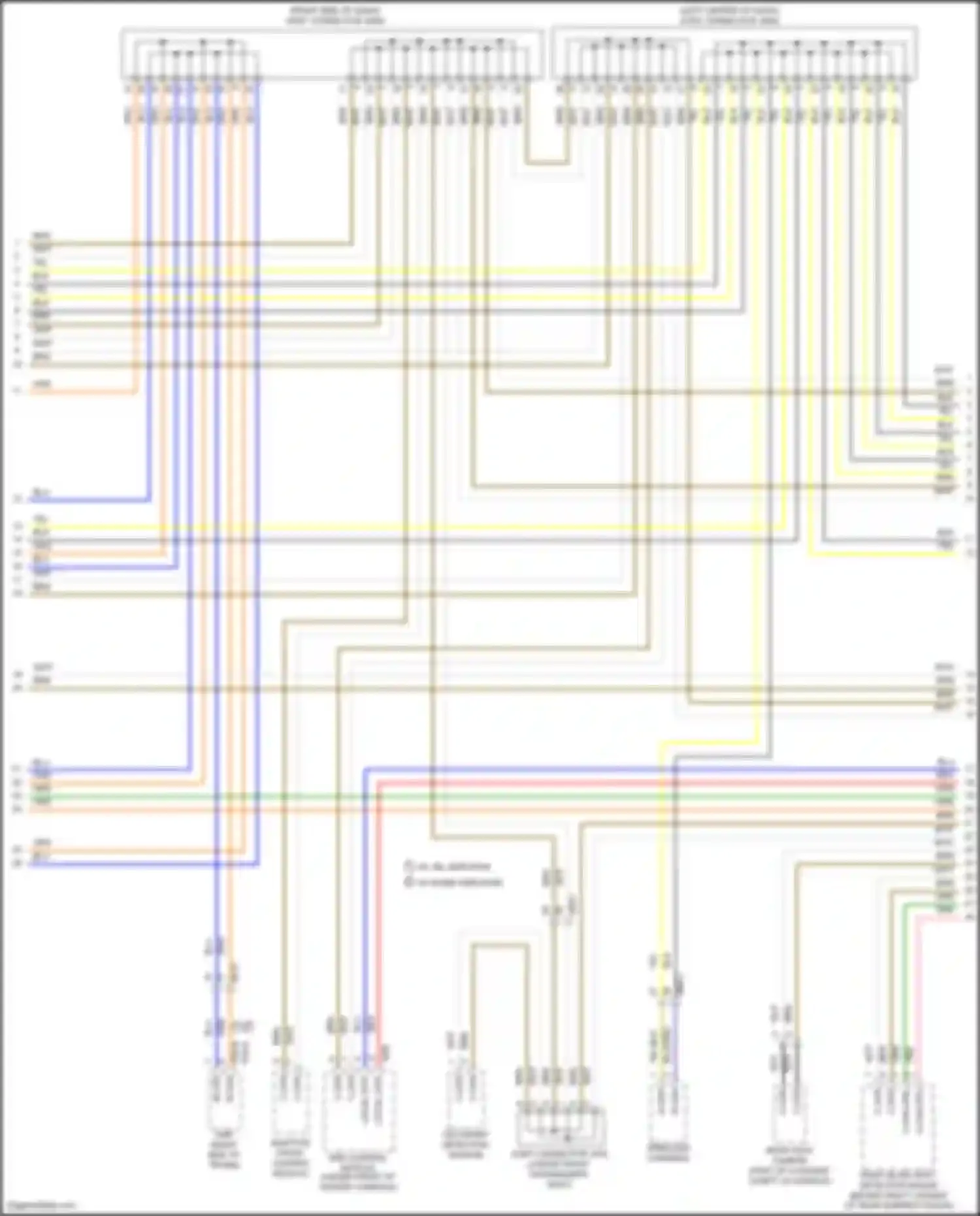 Sonata Hyundai VII facelift (2017-2019): Computer data lines circuit, except hybrid (2 of 4)