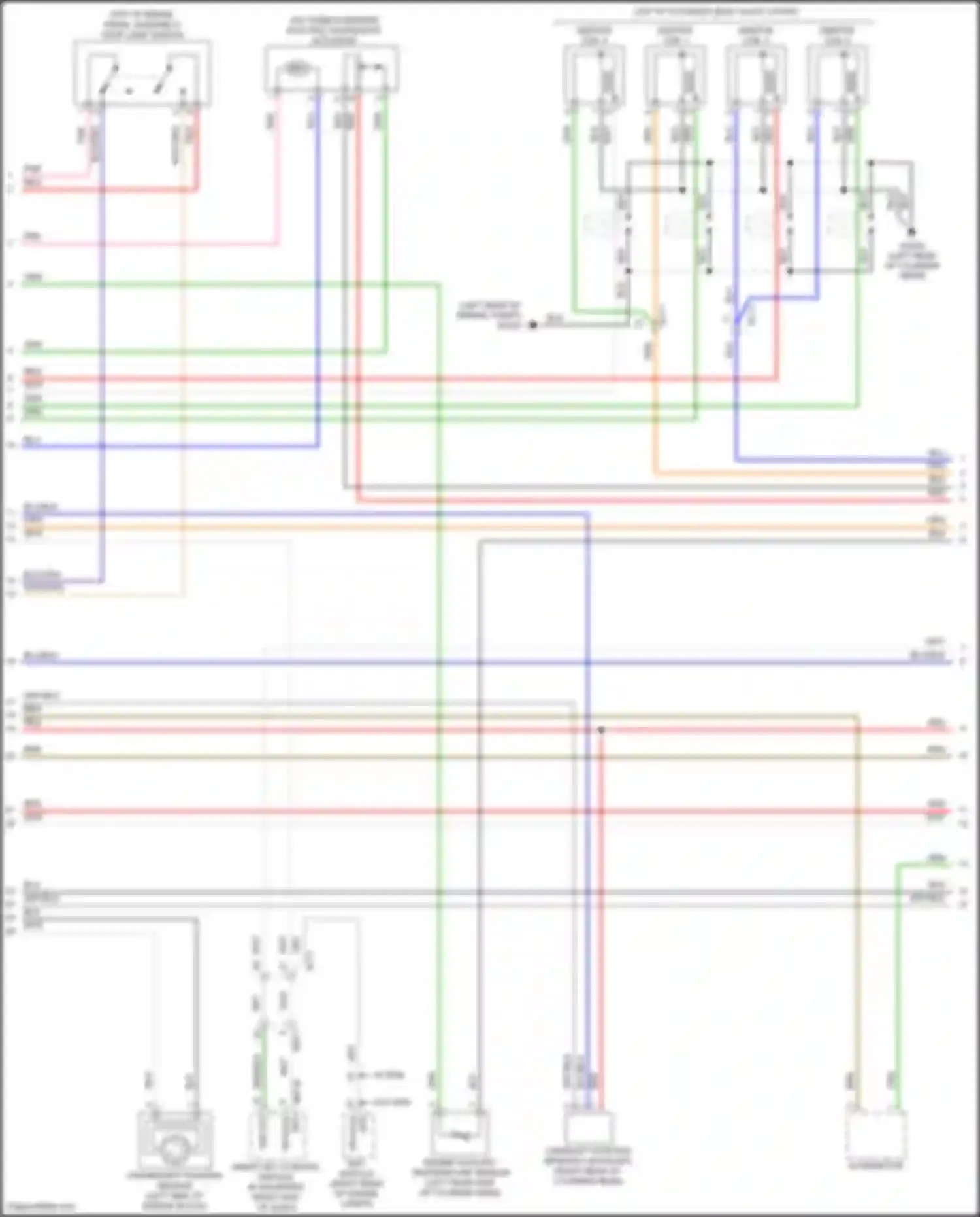 Sonata Hyundai VII facelift (2017-2019): Wiring diagram engine performance 1.6l turbo (2 of 5)
