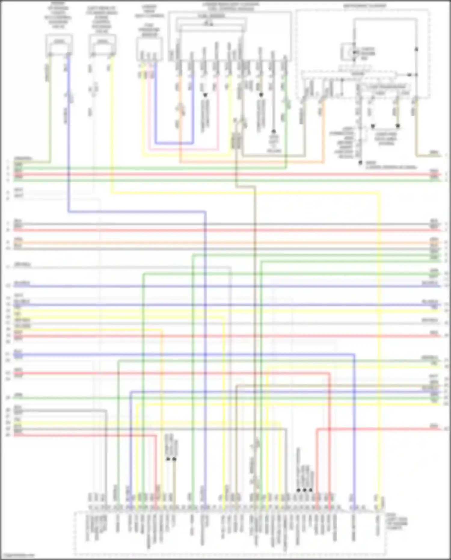 Sonata Hyundai VII facelift (2017-2019): Wiring diagram engine performance 1.6l turbo (4 of 5)