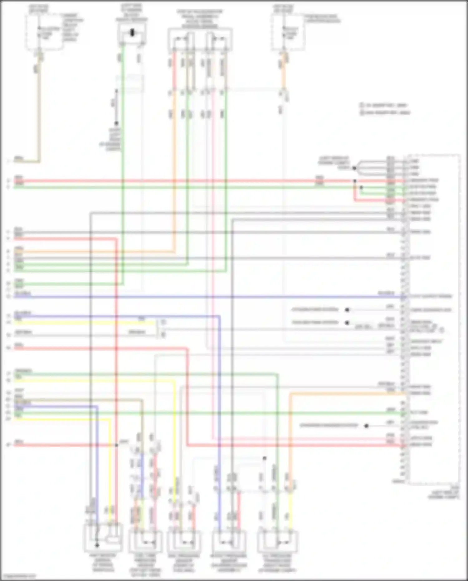 Sonata Hyundai VII facelift (2017-2019): Wiring diagram engine performance 1.6l turbo (5 of 5)