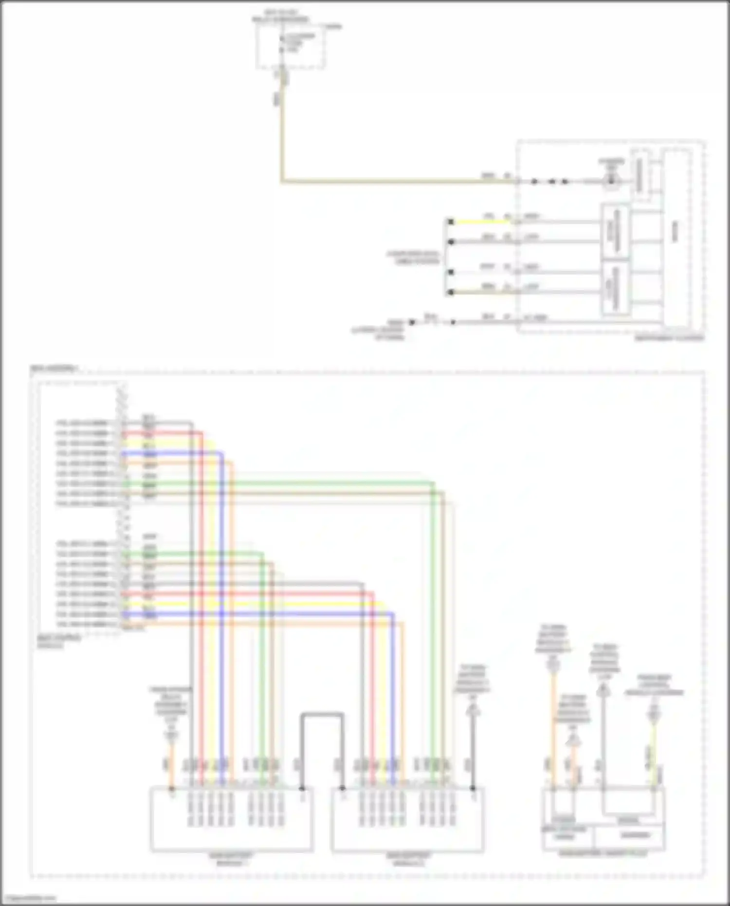 Sonata Hyundai VII facelift (2017-2019): Wiring diagram engine performance 2.0l hybrid, hybrid control circuit (5 of 6)