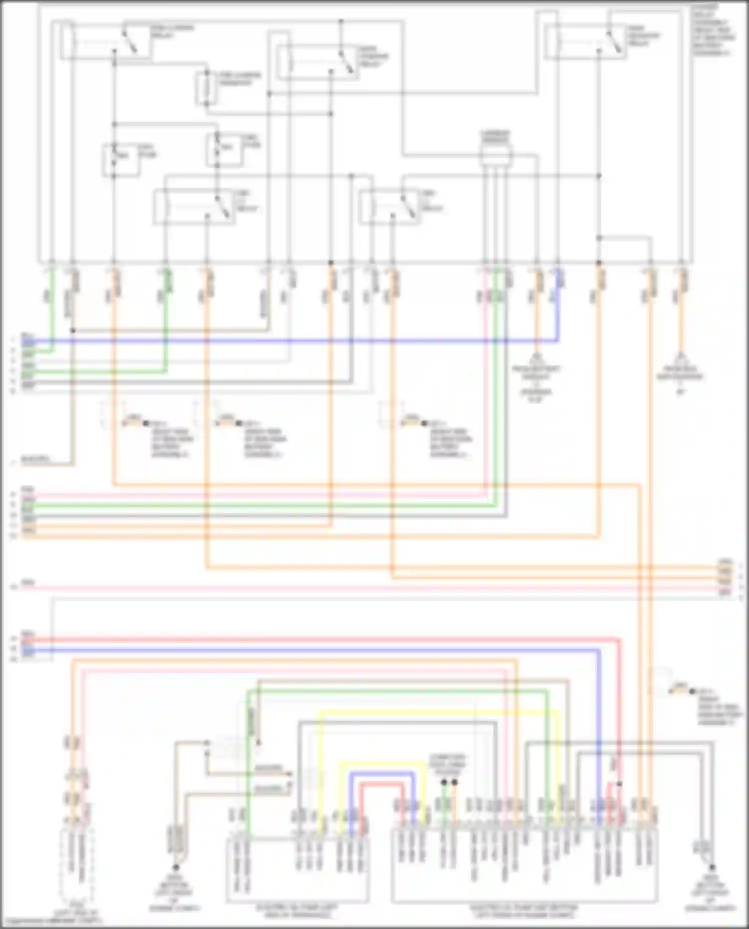 Sonata Hyundai VII facelift (2017-2019): Wiring diagram engine performance 2.0l plug-in hybrid, hybrid control circuit (3 of 8)