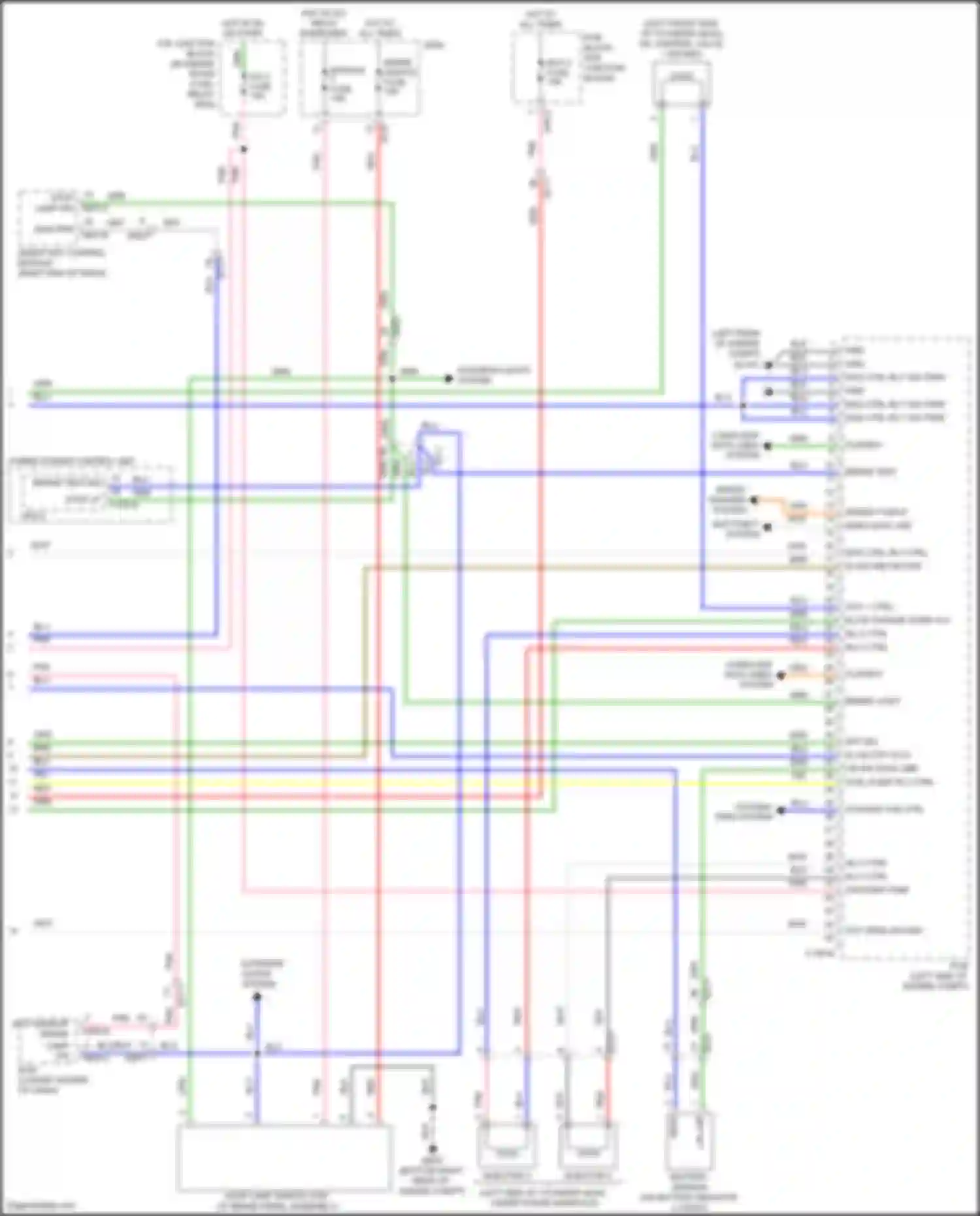 Sonata Hyundai VII facelift (2017-2019): Wiring diagram engine performance 2.0l plug-in hybrid, mfi control circuit (6 of 6)