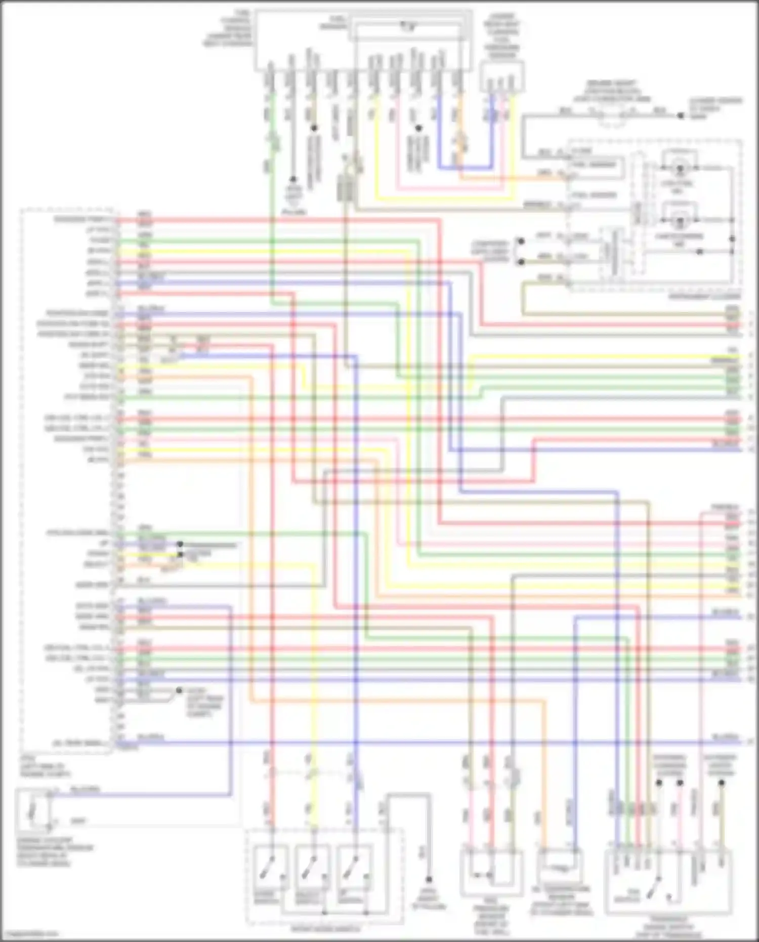 Sonata Hyundai VII facelift (2017-2019): Wiring diagram engine performance 2.0l turbo (1 of 6)
