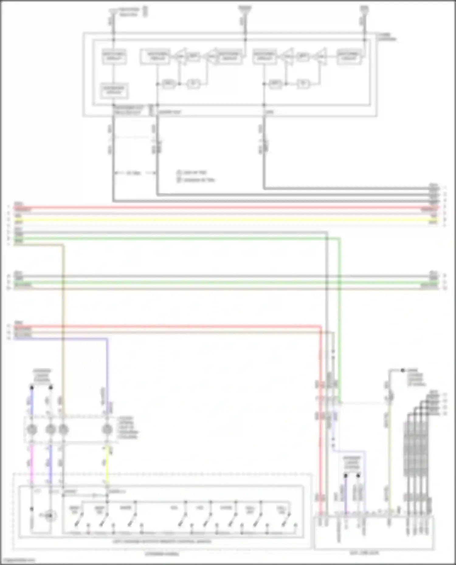 Sonata Hyundai VII facelift (2017-2019): Navigation circuit, except hybrid w/ jbl amplifier (2 of 4)