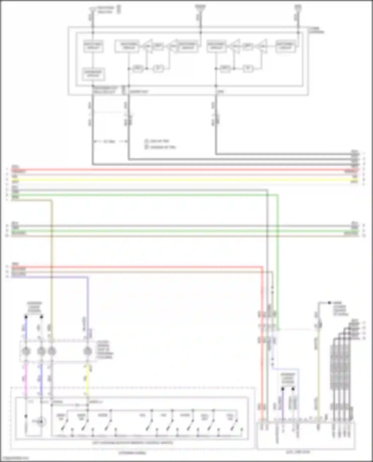 Sonata Hyundai VII facelift (2017-2019): Navigation circuit, except hybrid w/ mobis amplifier (2 of 4)
